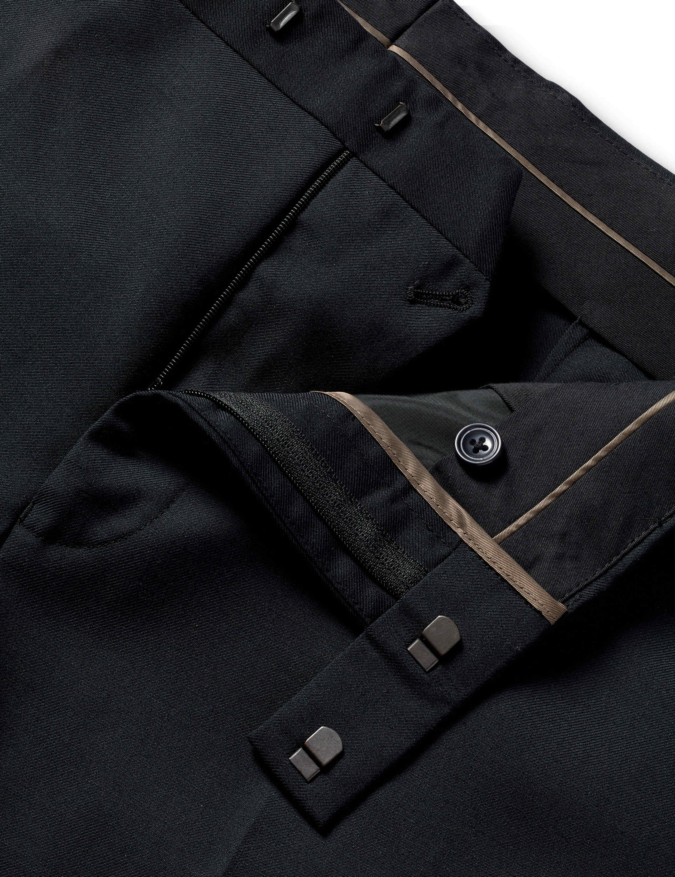 Slim Fit Pure Wool Suit Trousers 4 of 4