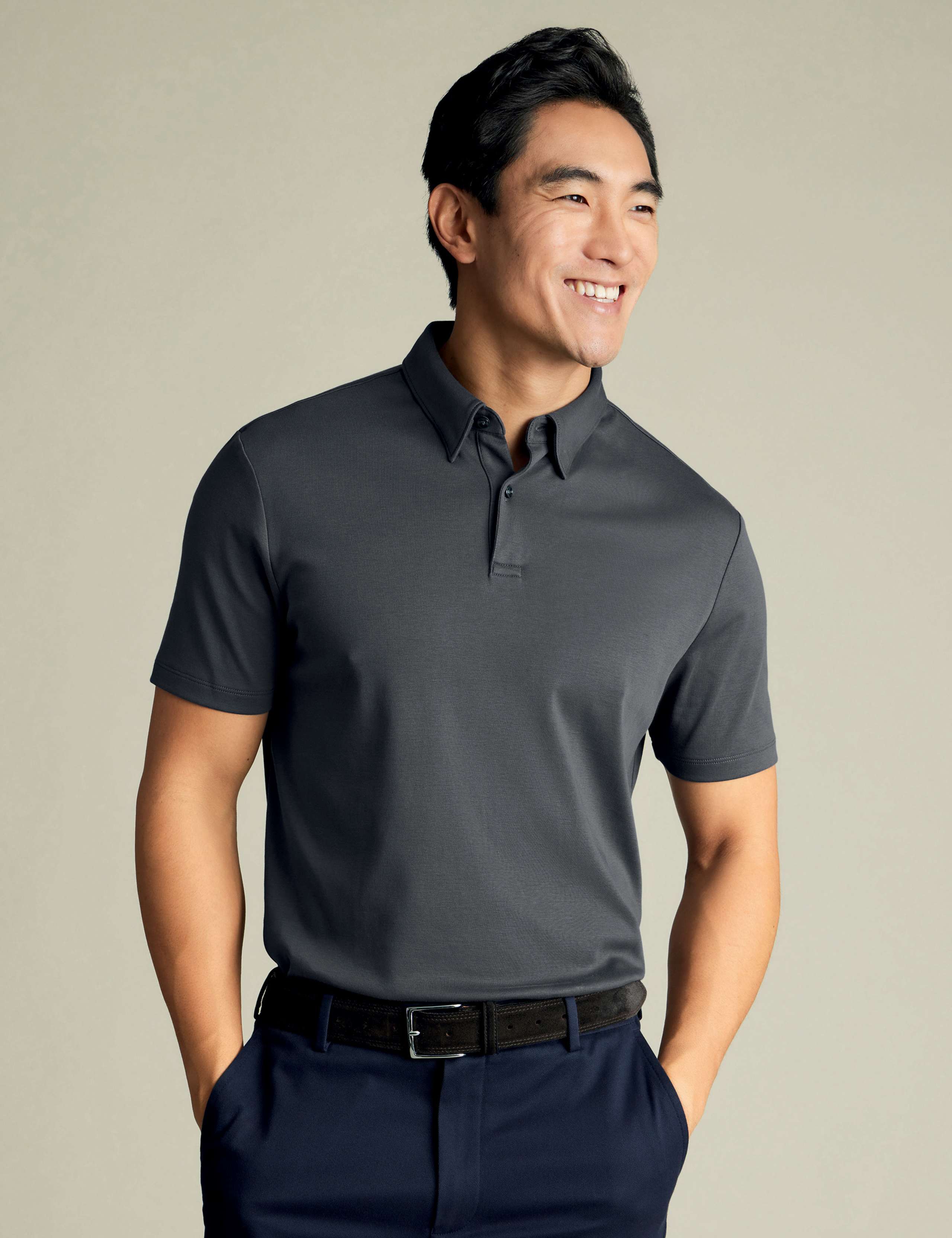 Pure Cotton Jersey Polo Shirt 1 of 5