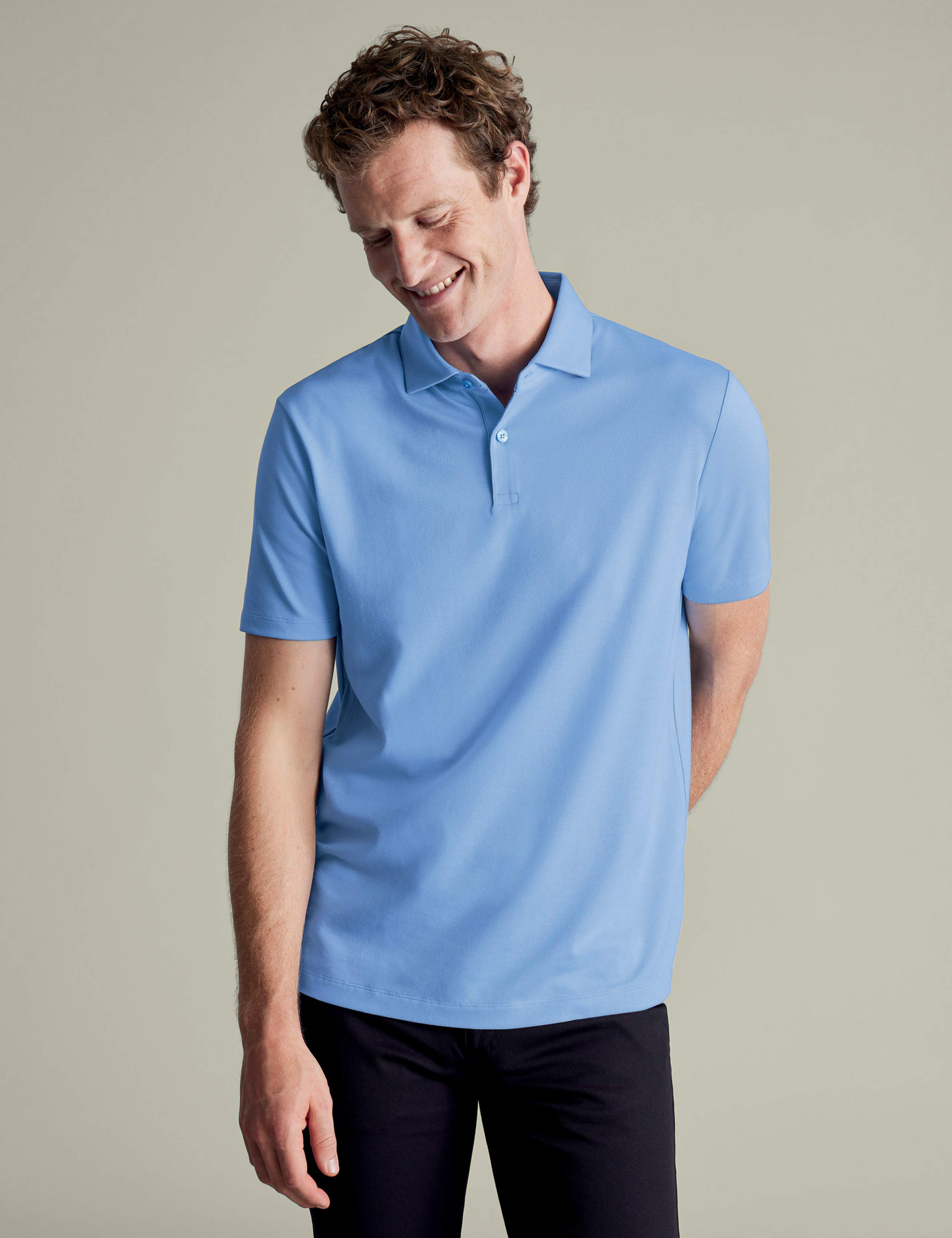 Cotton Rich Pique Polo Shirt 1 of 5