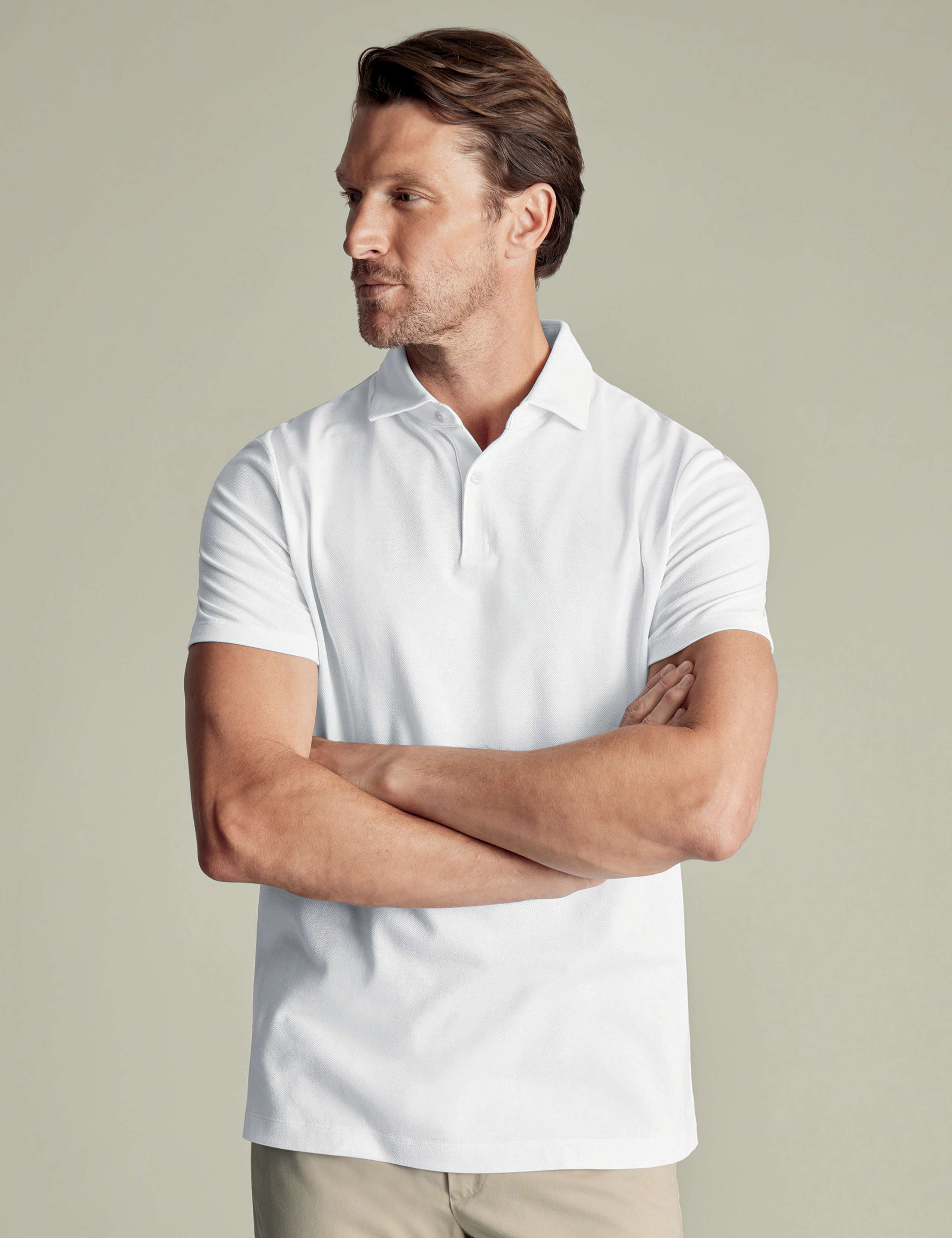 Cotton Rich Pique Polo Shirt 1 of 5