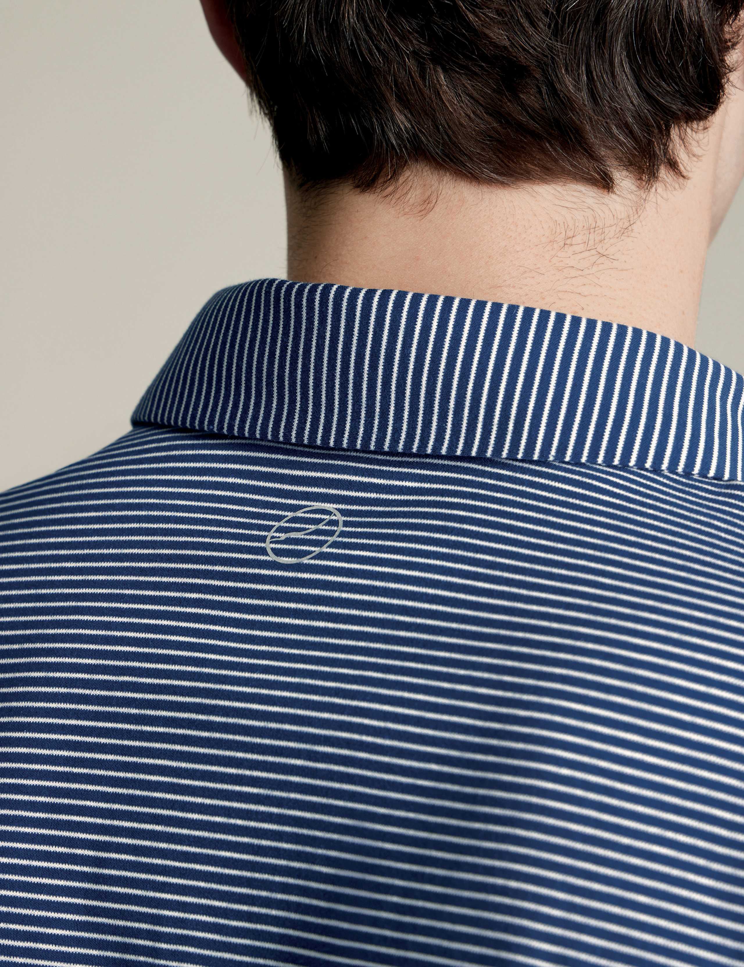 Pure Cotton Striped Polo Shirt 4 of 6