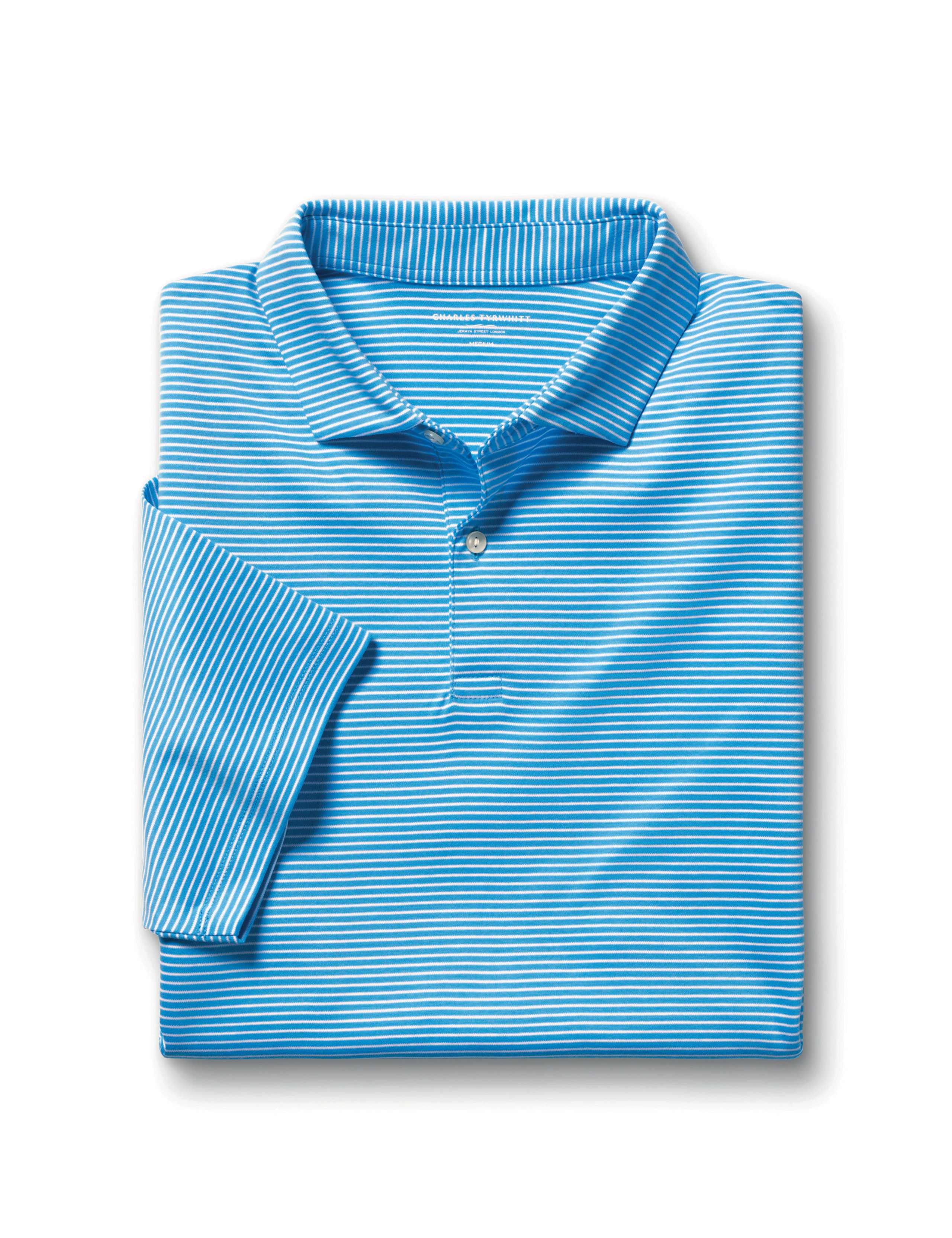 Pure Cotton Striped Polo Shirt 2 of 6