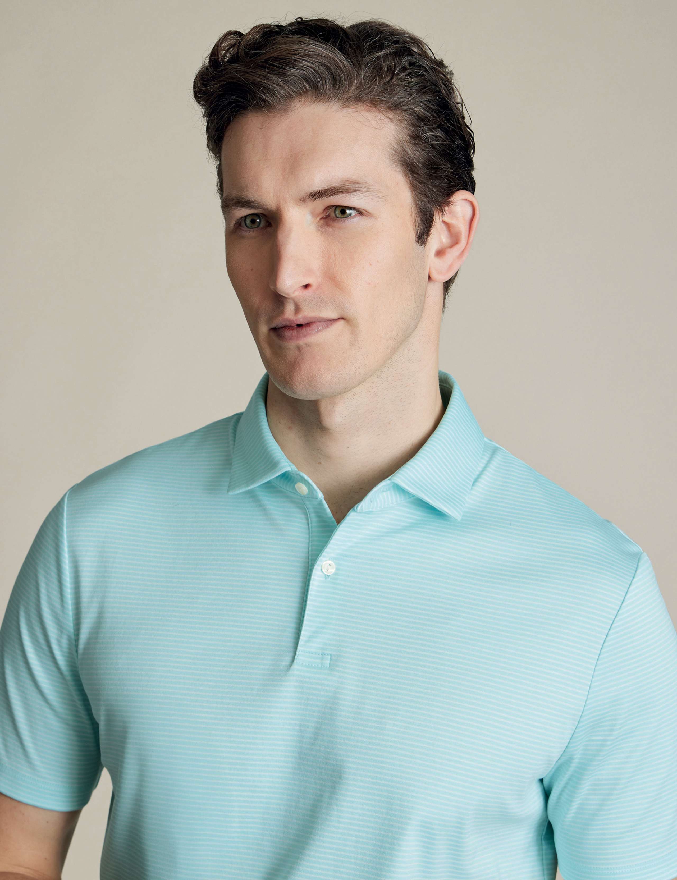 Pure Cotton Striped Polo Shirt 3 of 6