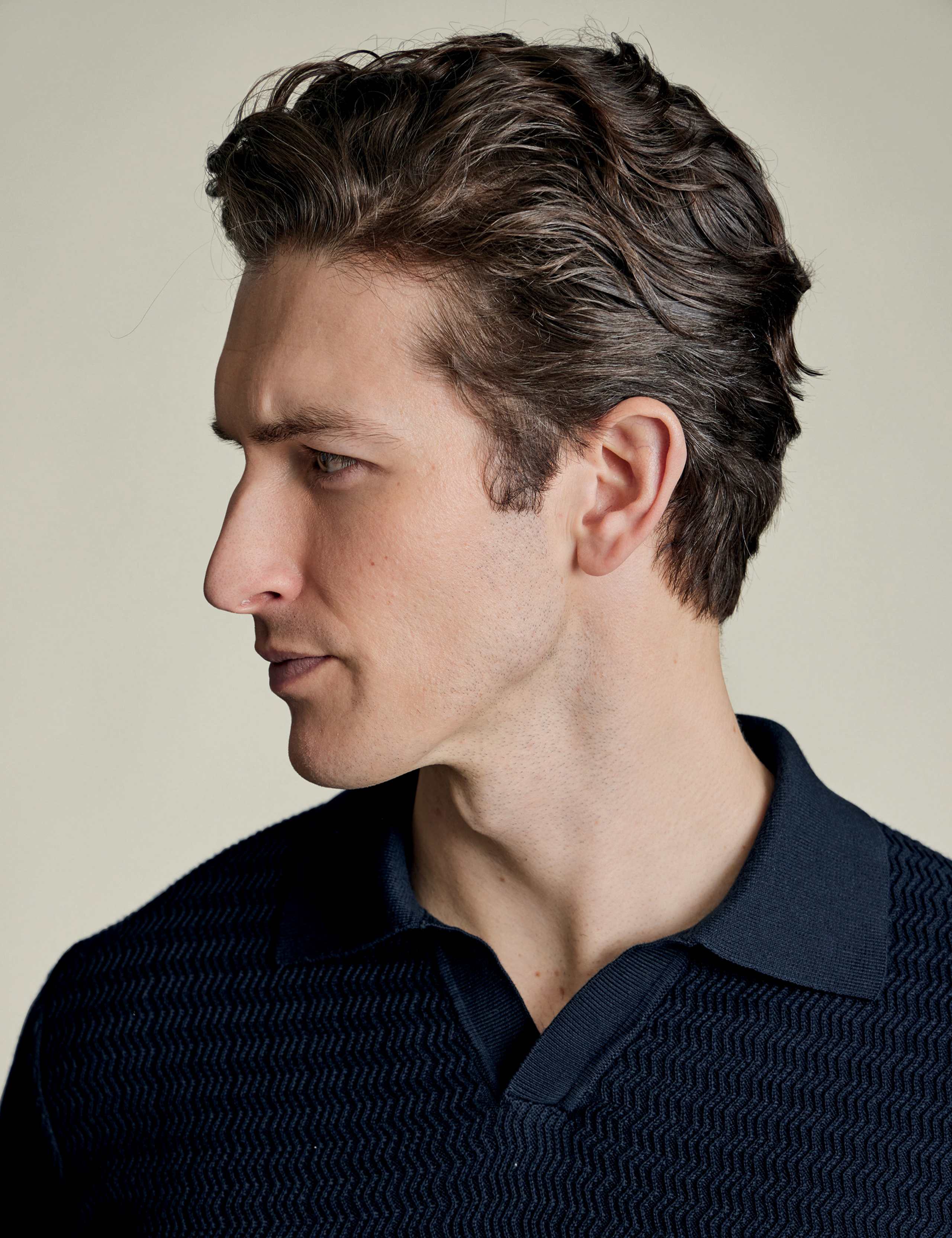Pure Cotton Textured Knitted Polo Shirt 3 of 5