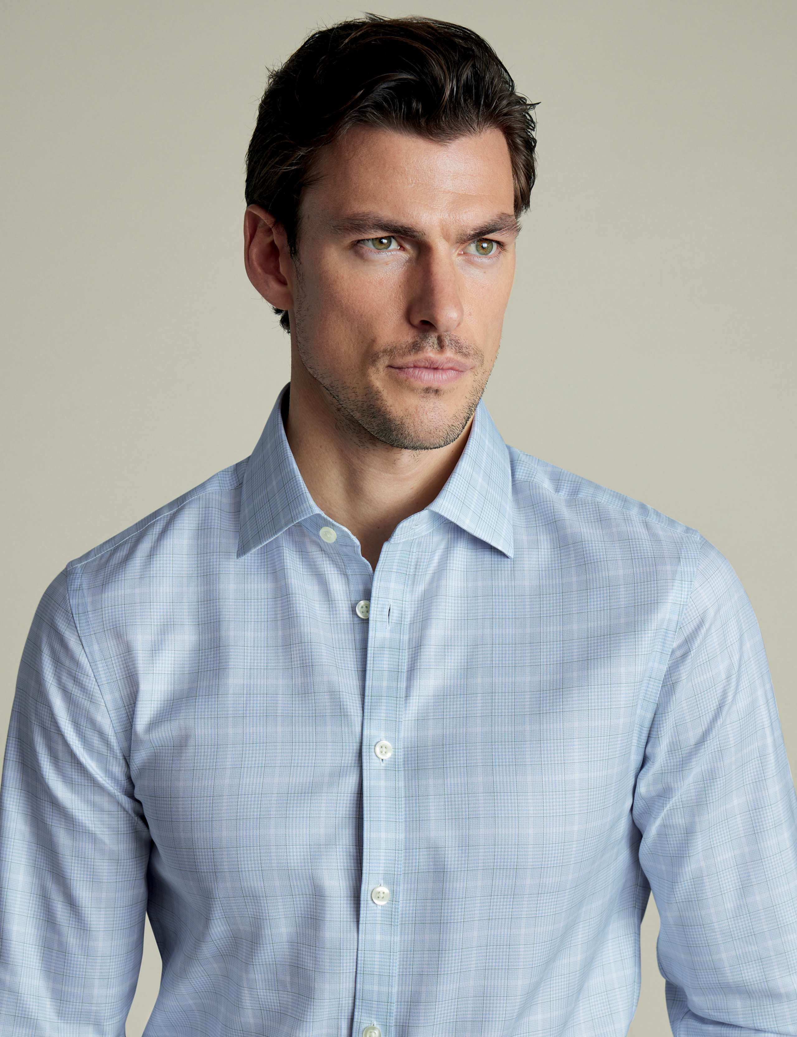 Easy Iron Regular Fit Pure Cotton Check Shirt 3 of 6