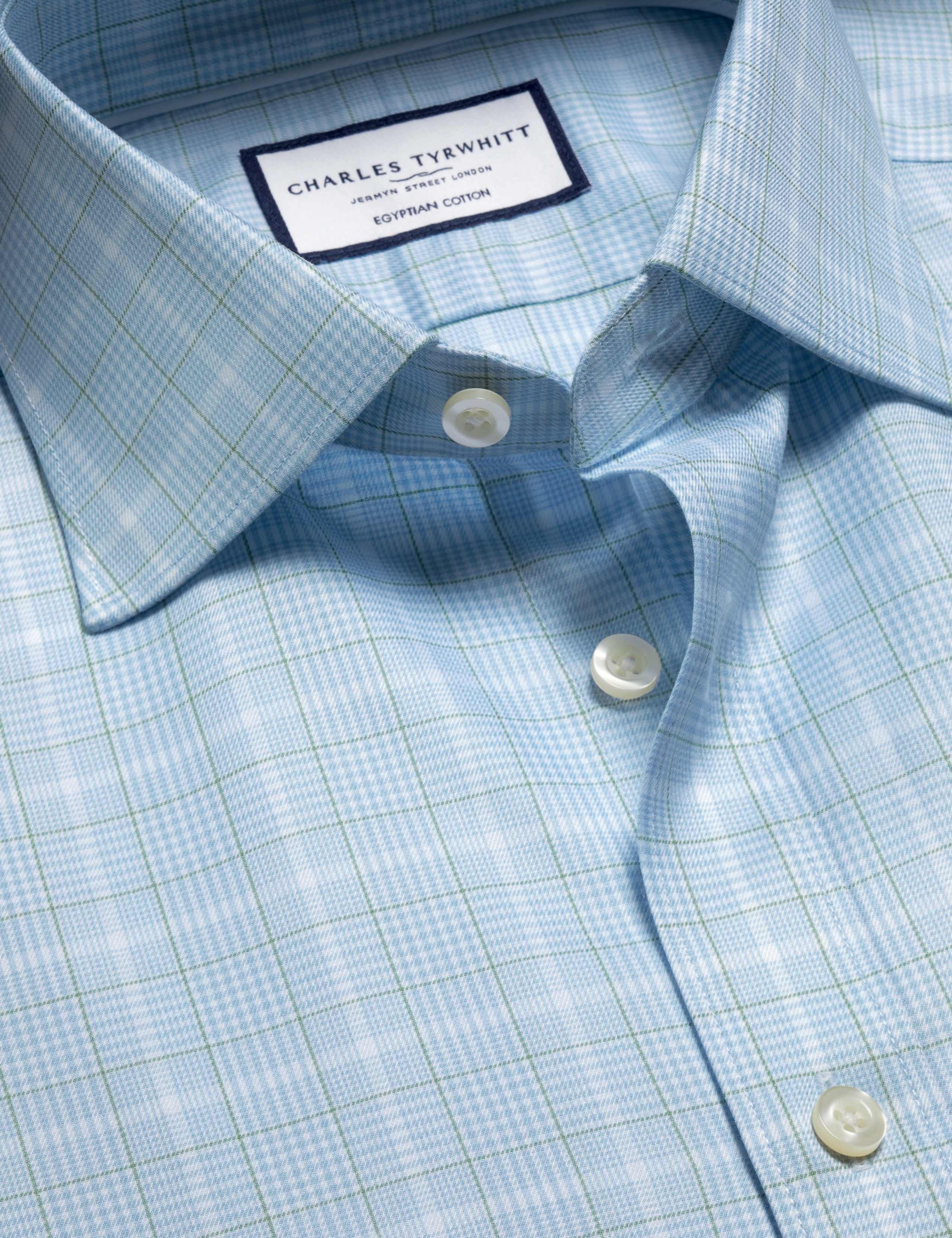 Easy Iron Regular Fit Pure Cotton Check Shirt 5 of 6