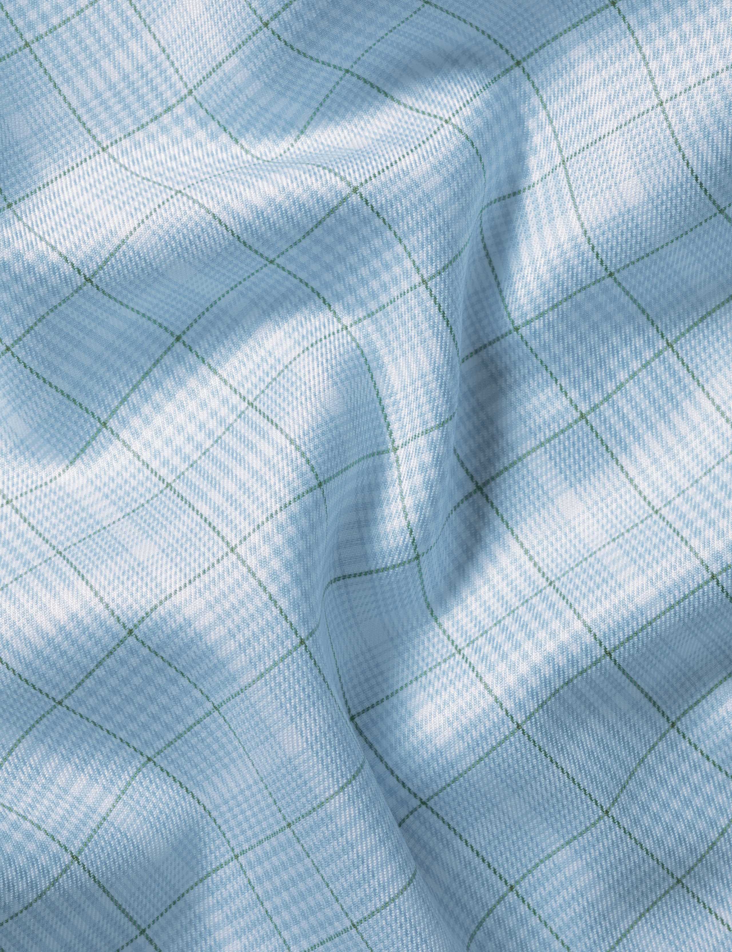 Easy Iron Regular Fit Pure Cotton Check Shirt 6 of 6