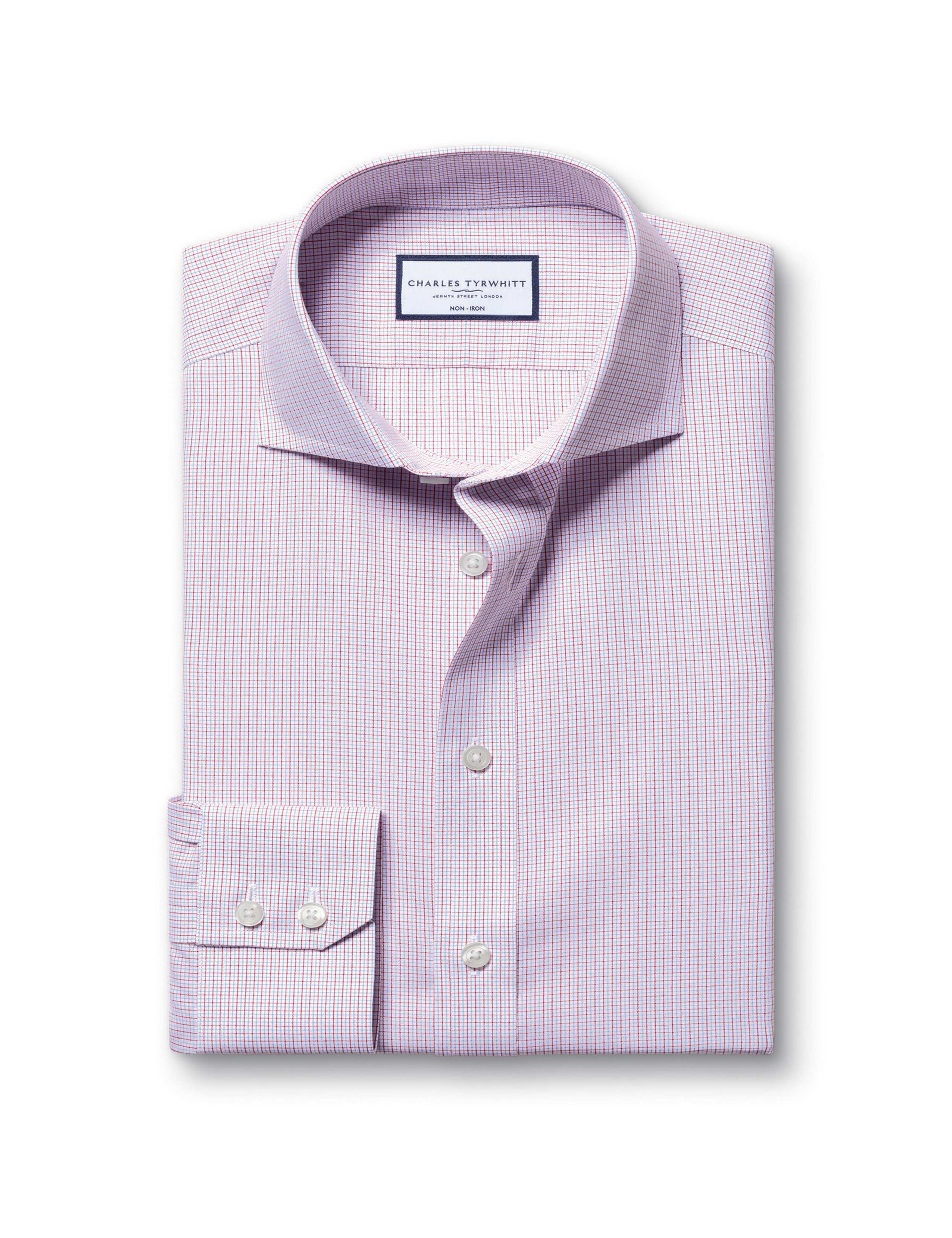 Non Iron Regular Fit Pure Cotton Check Shirt 2 of 5
