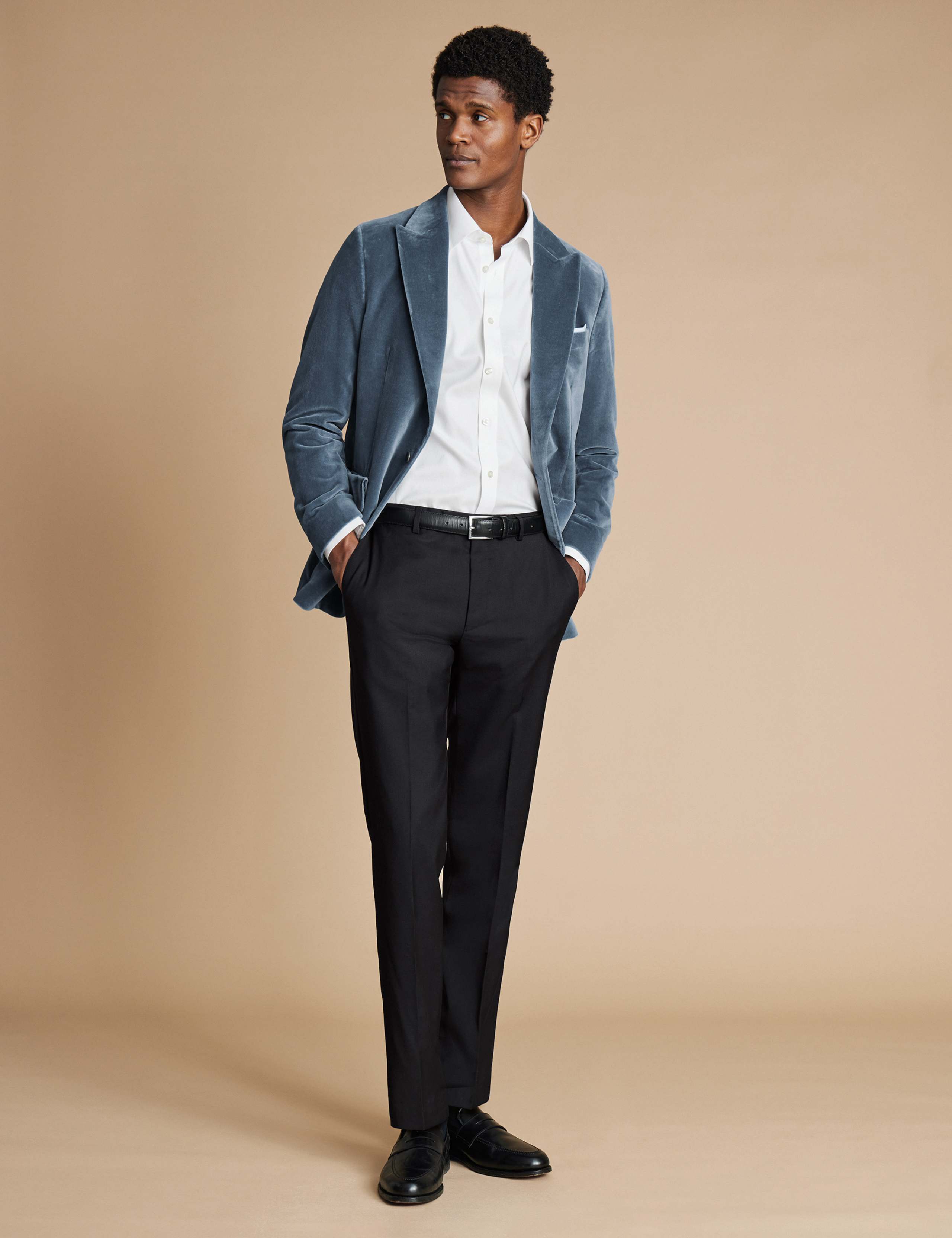 Slim Fit Italian Velvet Suit Jacket 2 of 6