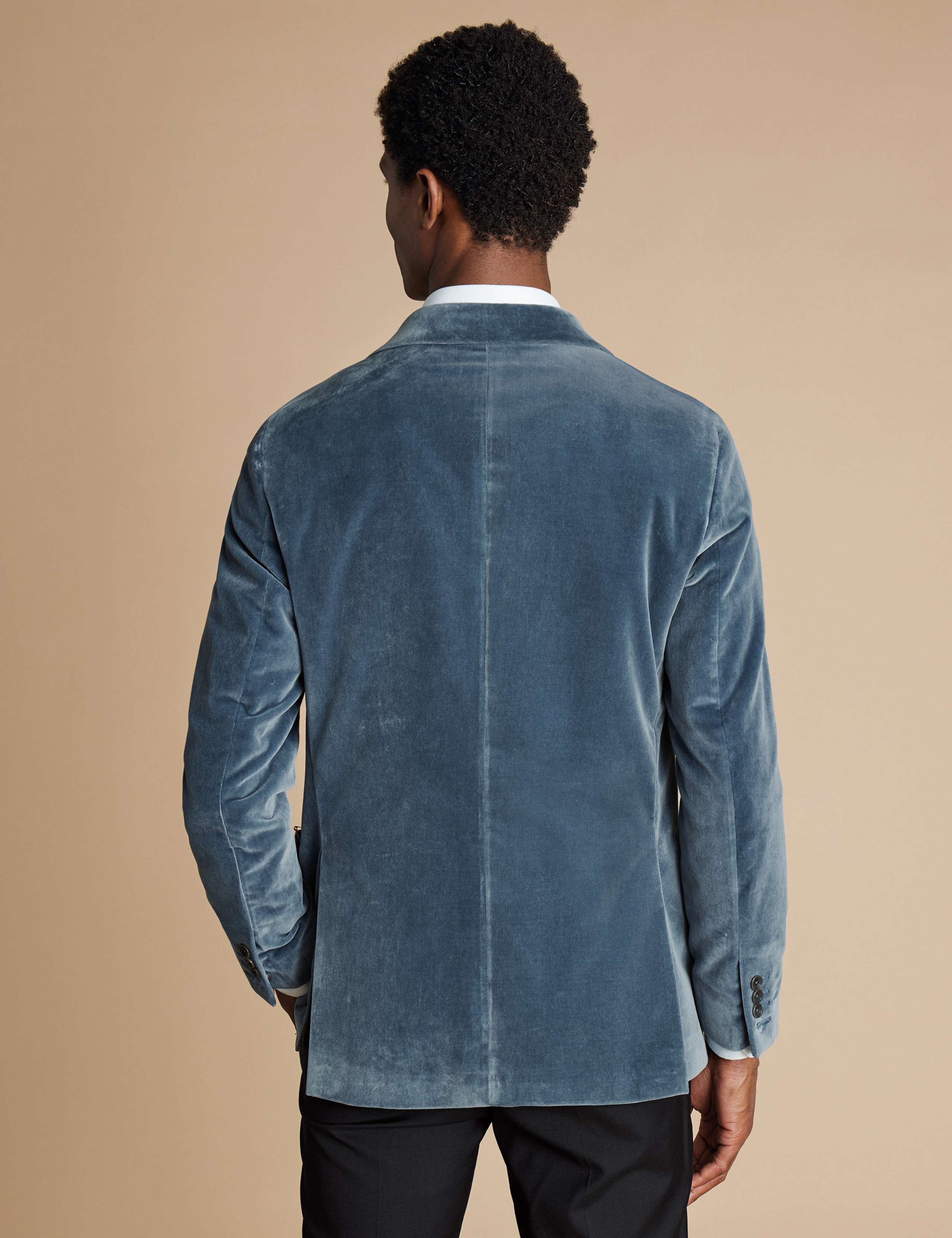 Slim Fit Italian Velvet Suit Jacket 3 of 6