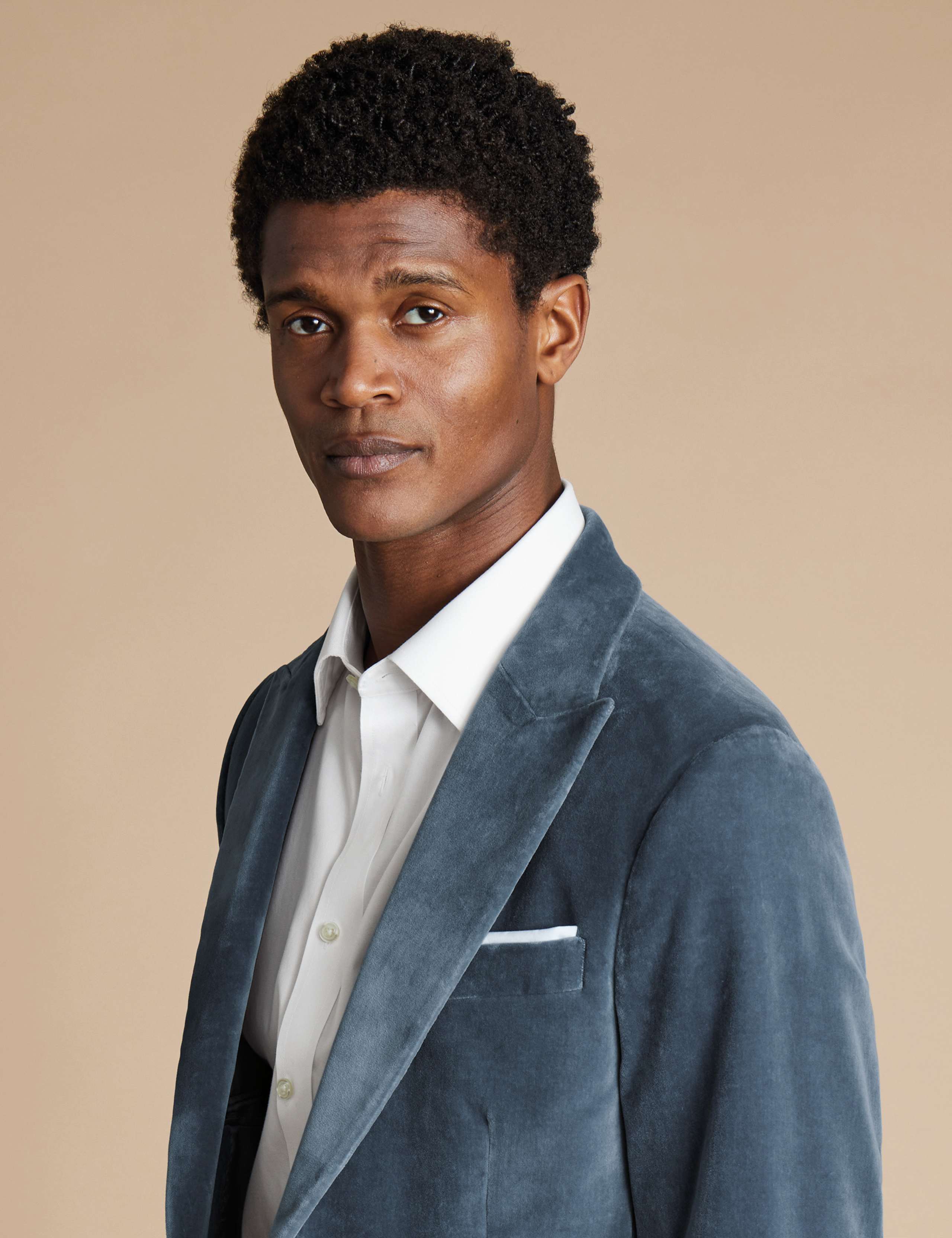 Slim Fit Italian Velvet Suit Jacket 4 of 6