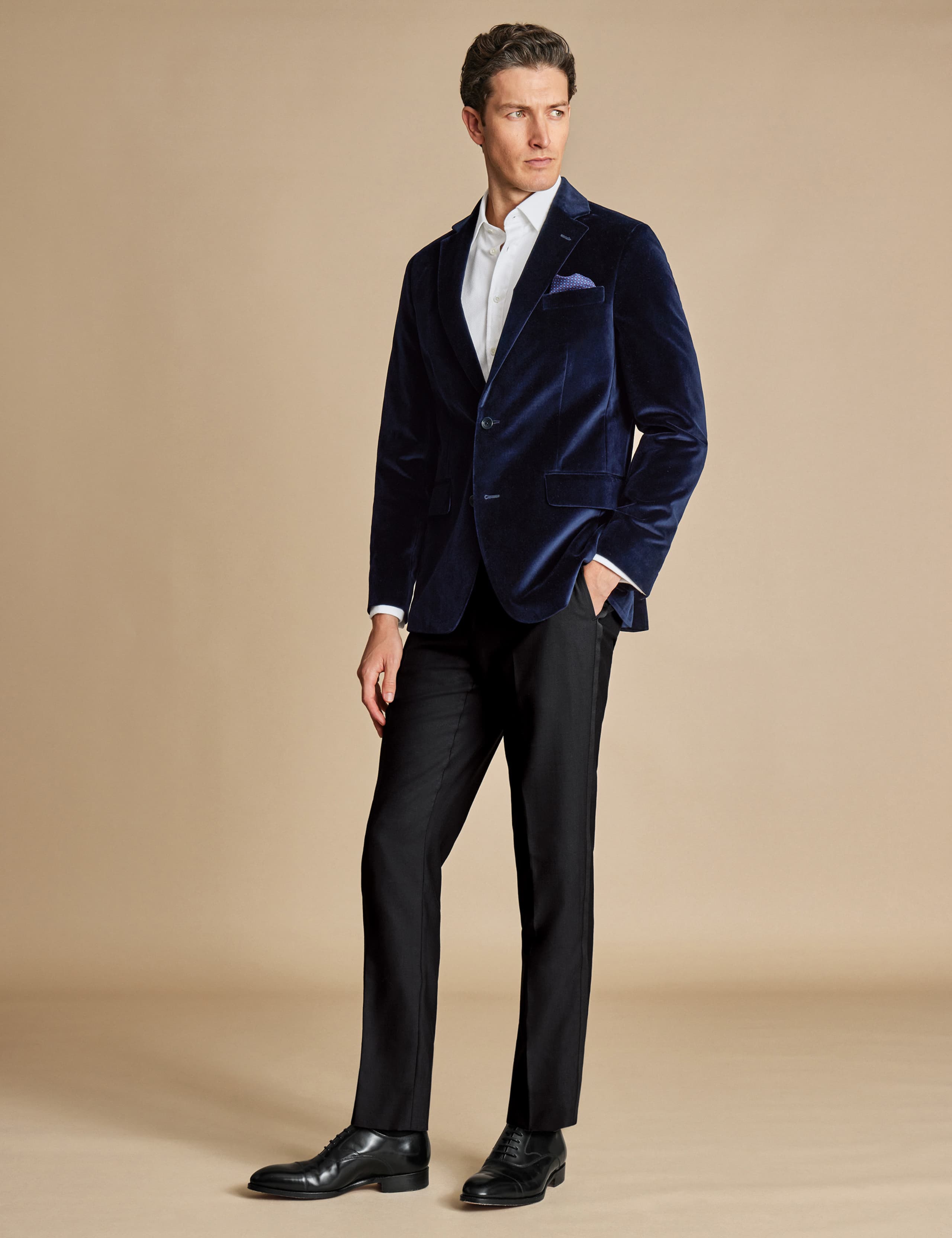 Slim Fit Italian Velvet Suit Jacket 2 of 5