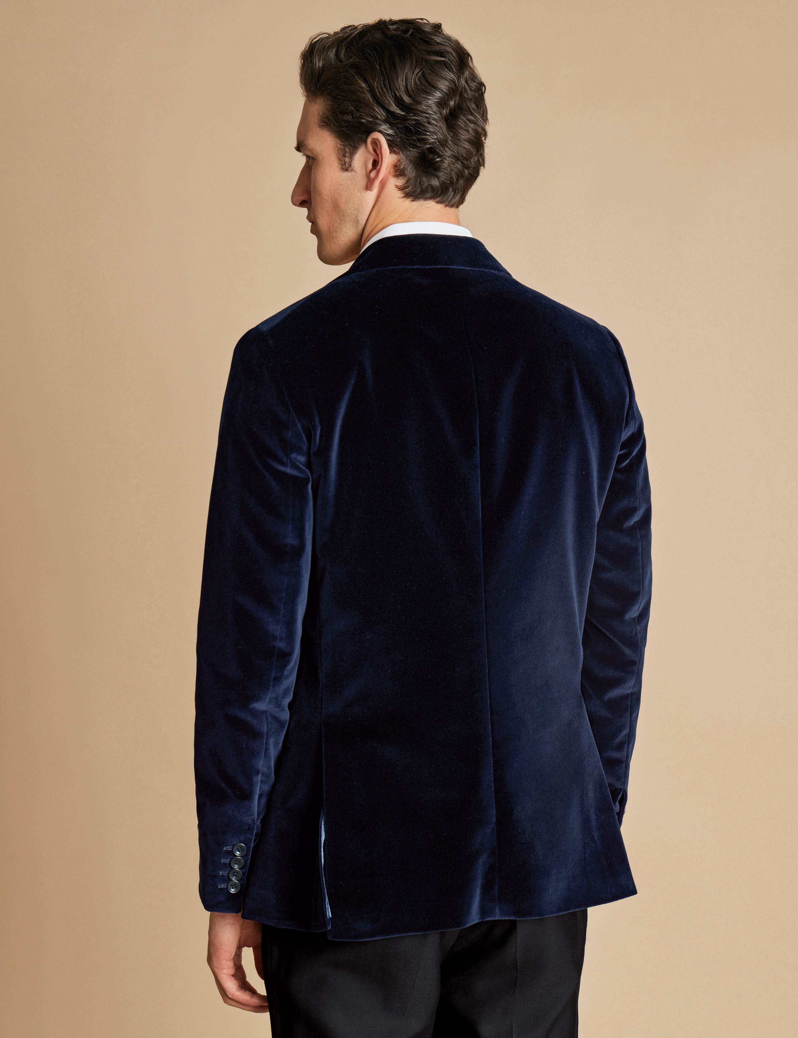 Slim Fit Italian Velvet Suit Jacket 3 of 5