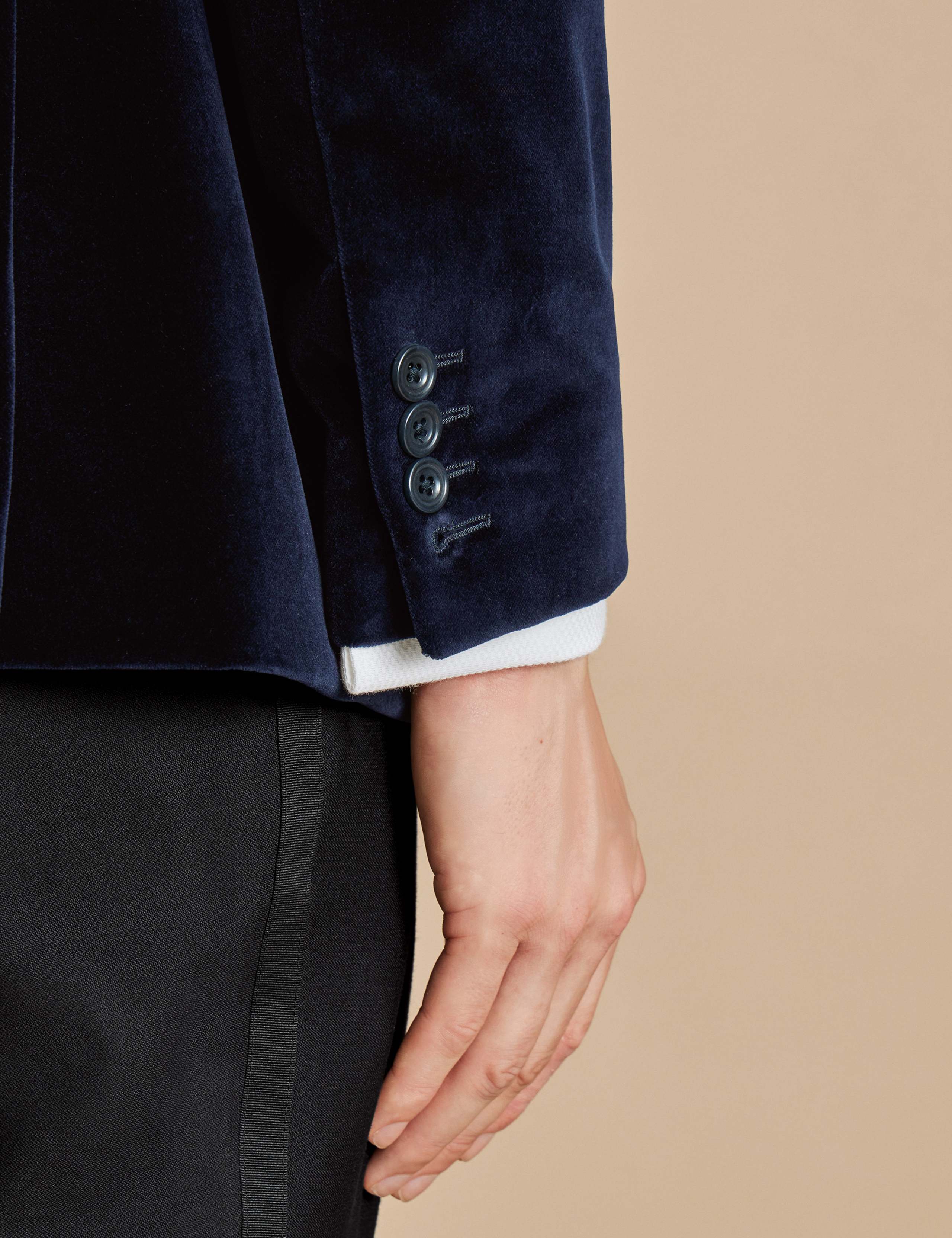 Slim Fit Italian Velvet Suit Jacket 4 of 5
