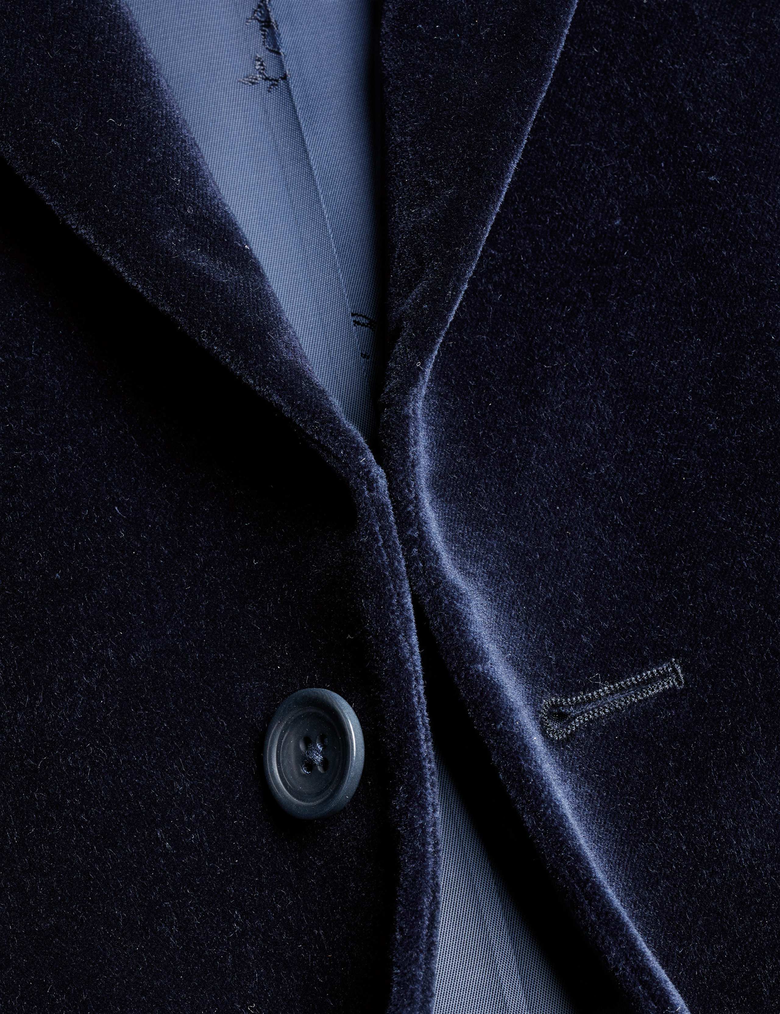 Slim Fit Italian Velvet Suit Jacket 5 of 5