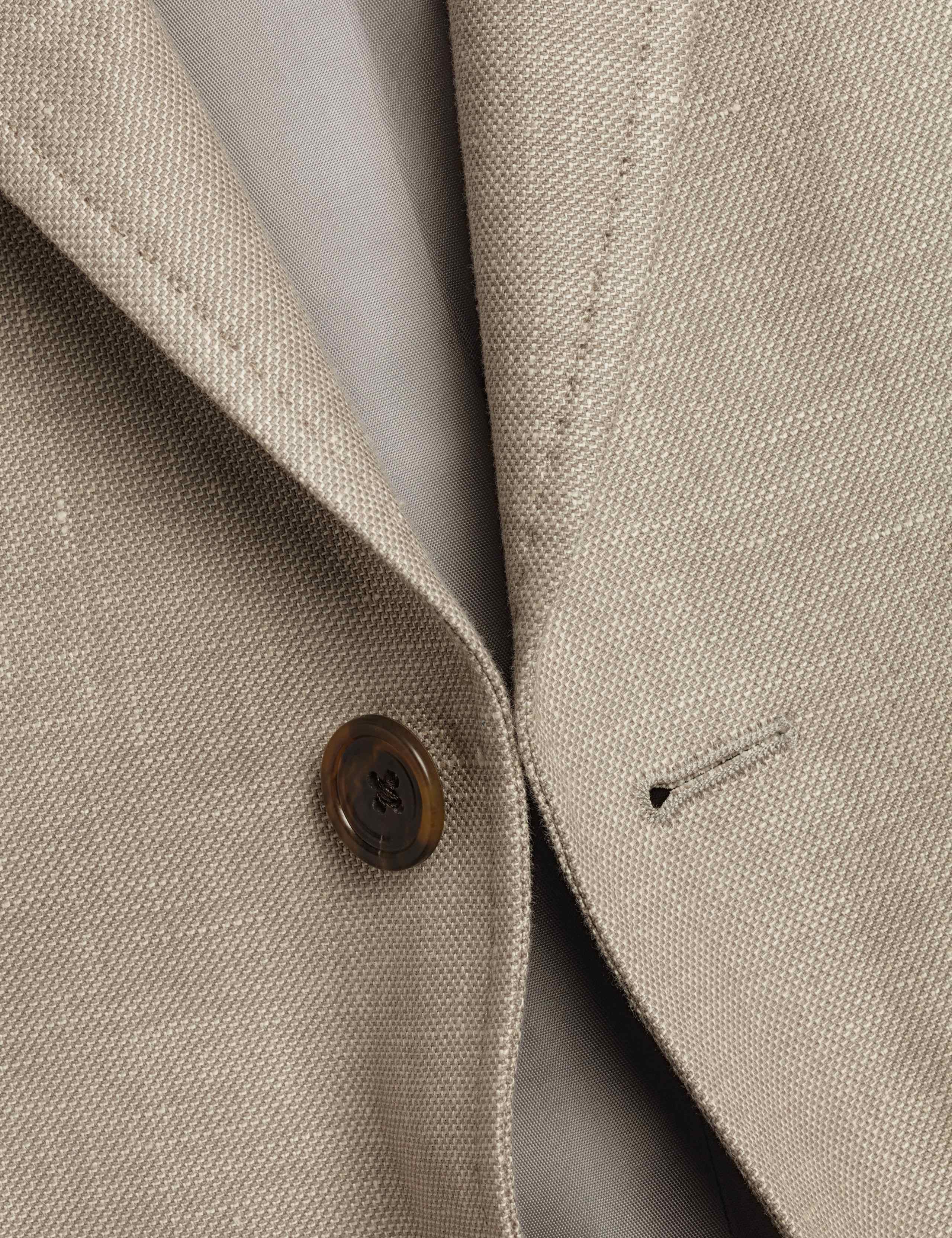 Slim Fit Linen Blend Suit Jacket 5 of 5