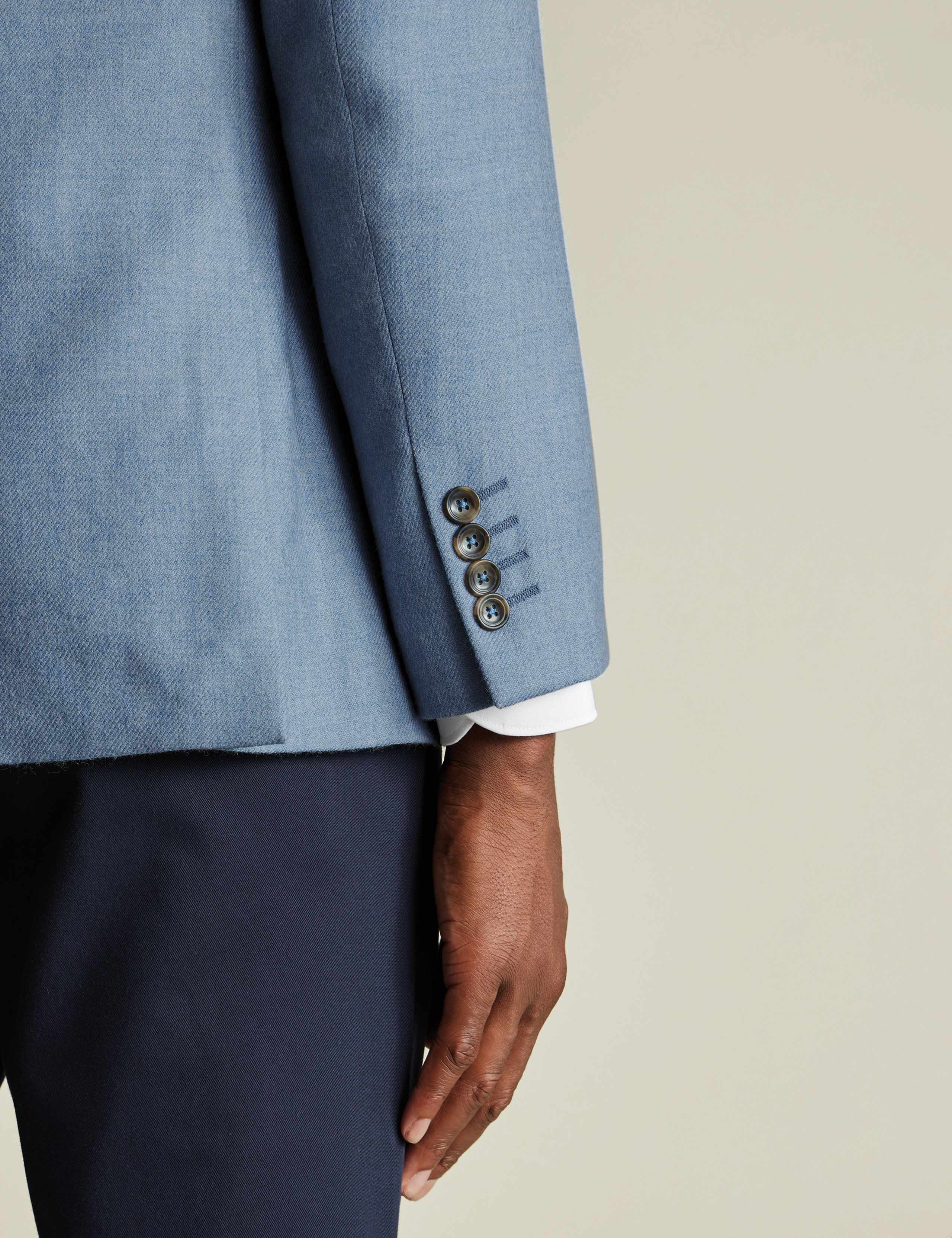 Slim Fit Pure Wool Textured Suit Jacket 5 of 5