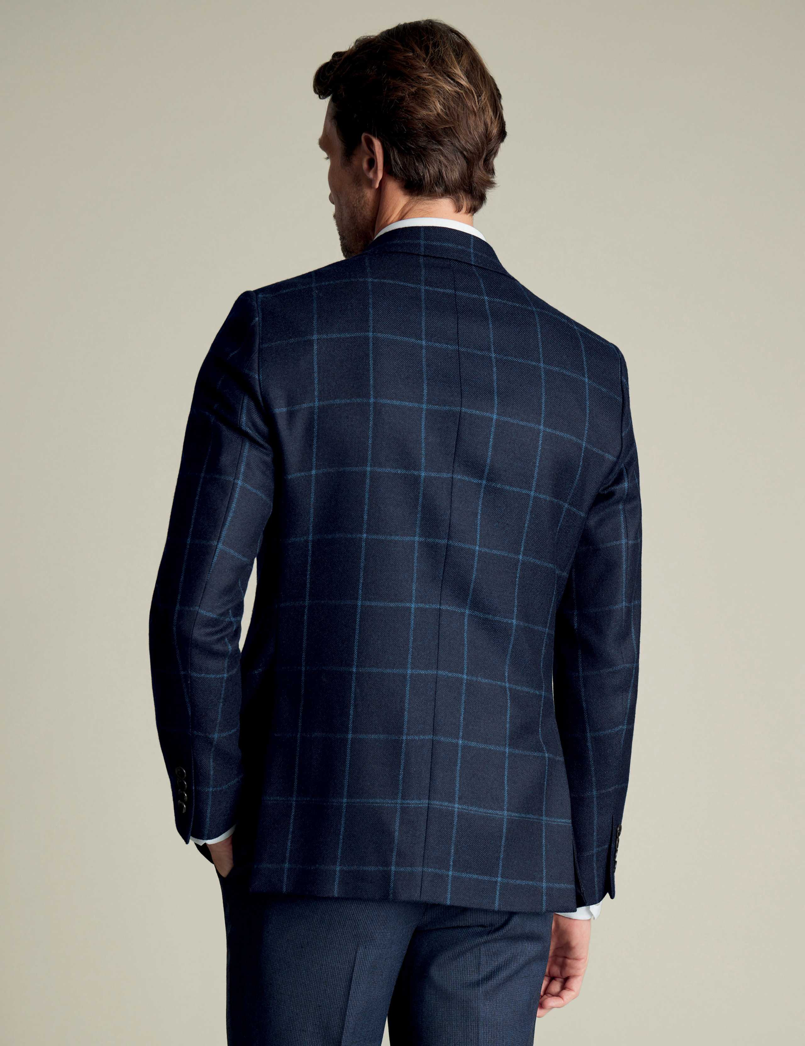 Slim Fit Pure Wool Textured Suit Jacket 2 of 4