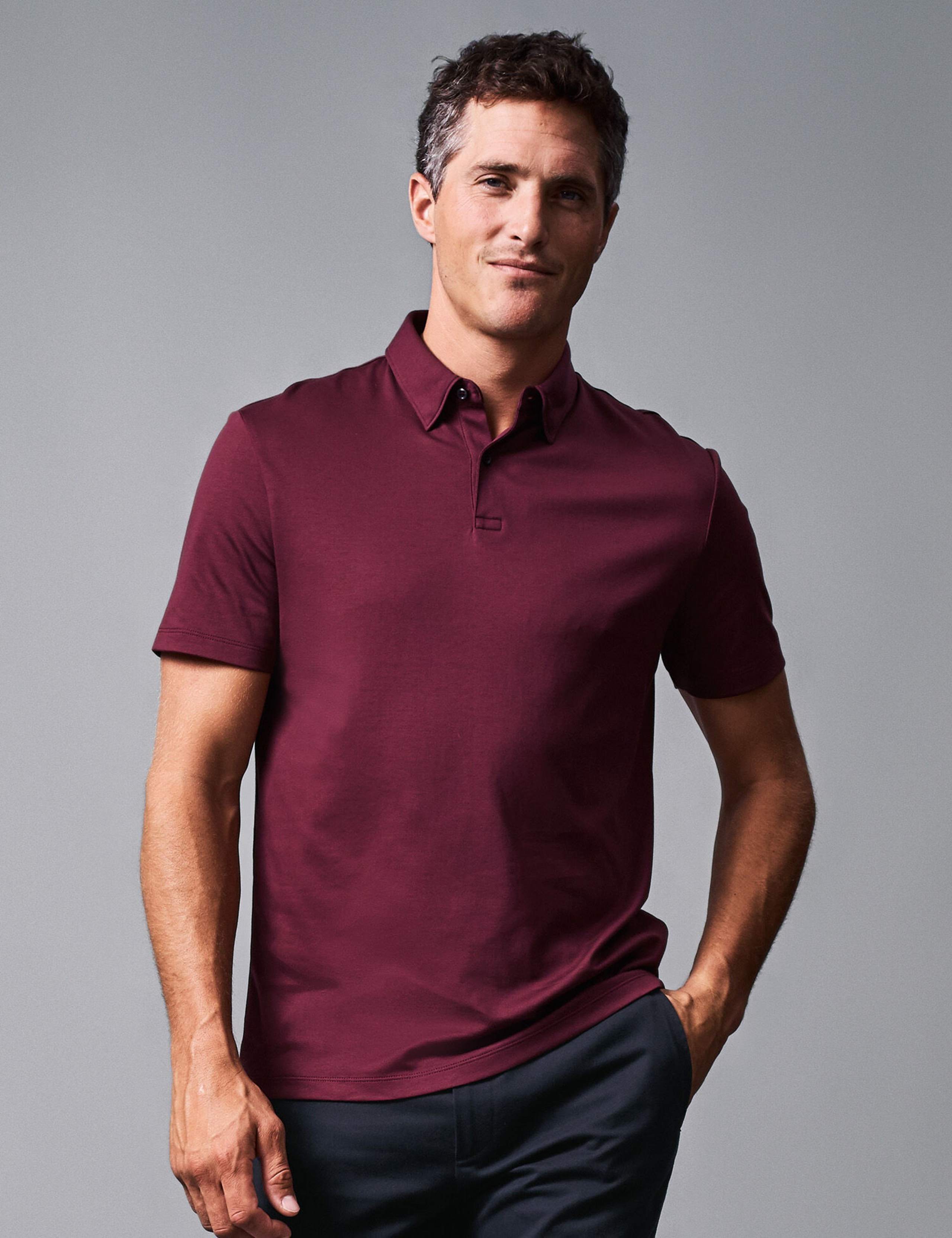 Pure Cotton Jersey Polo Shirt 1 of 5