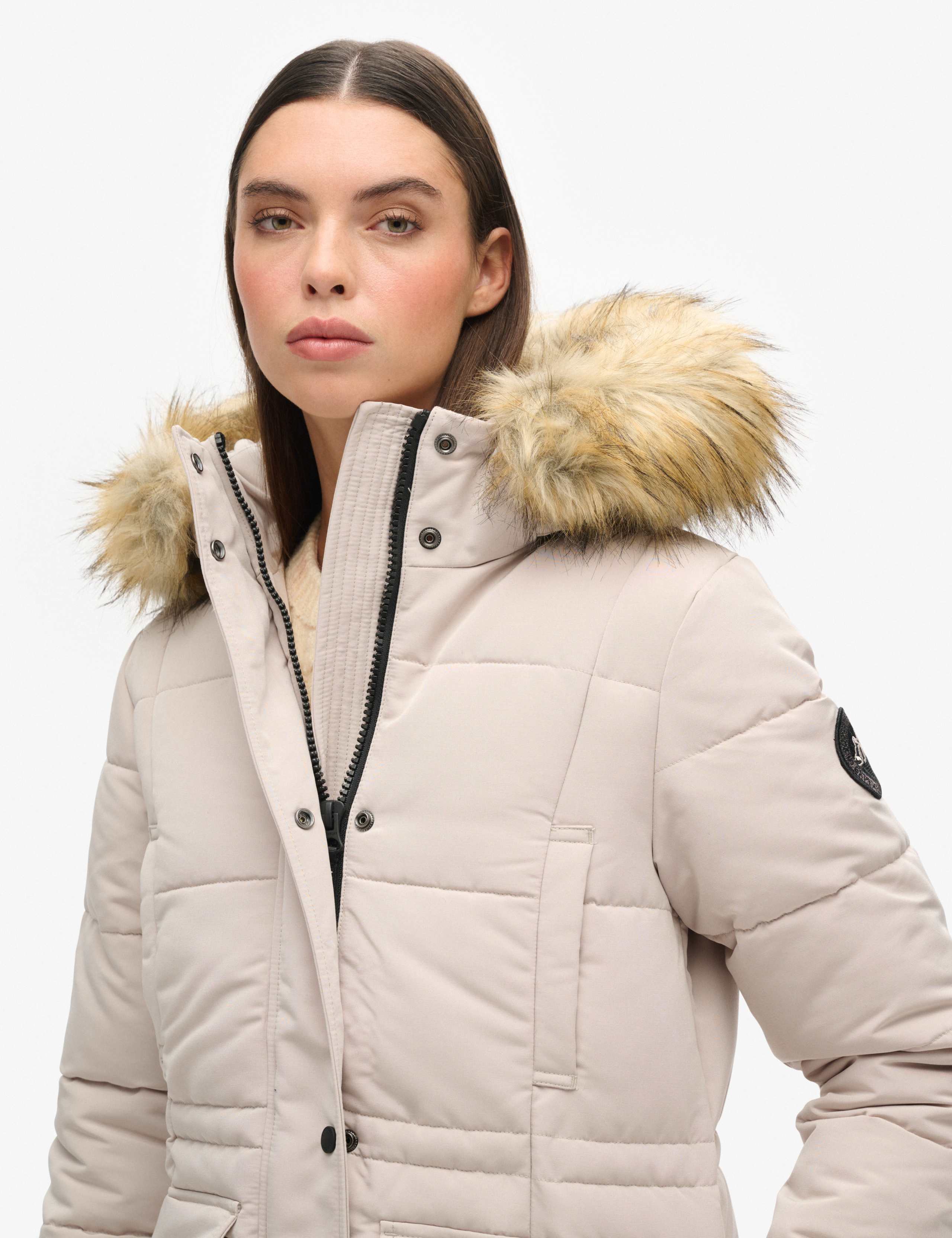Hooded Longline Puffer Coat 3 of 5