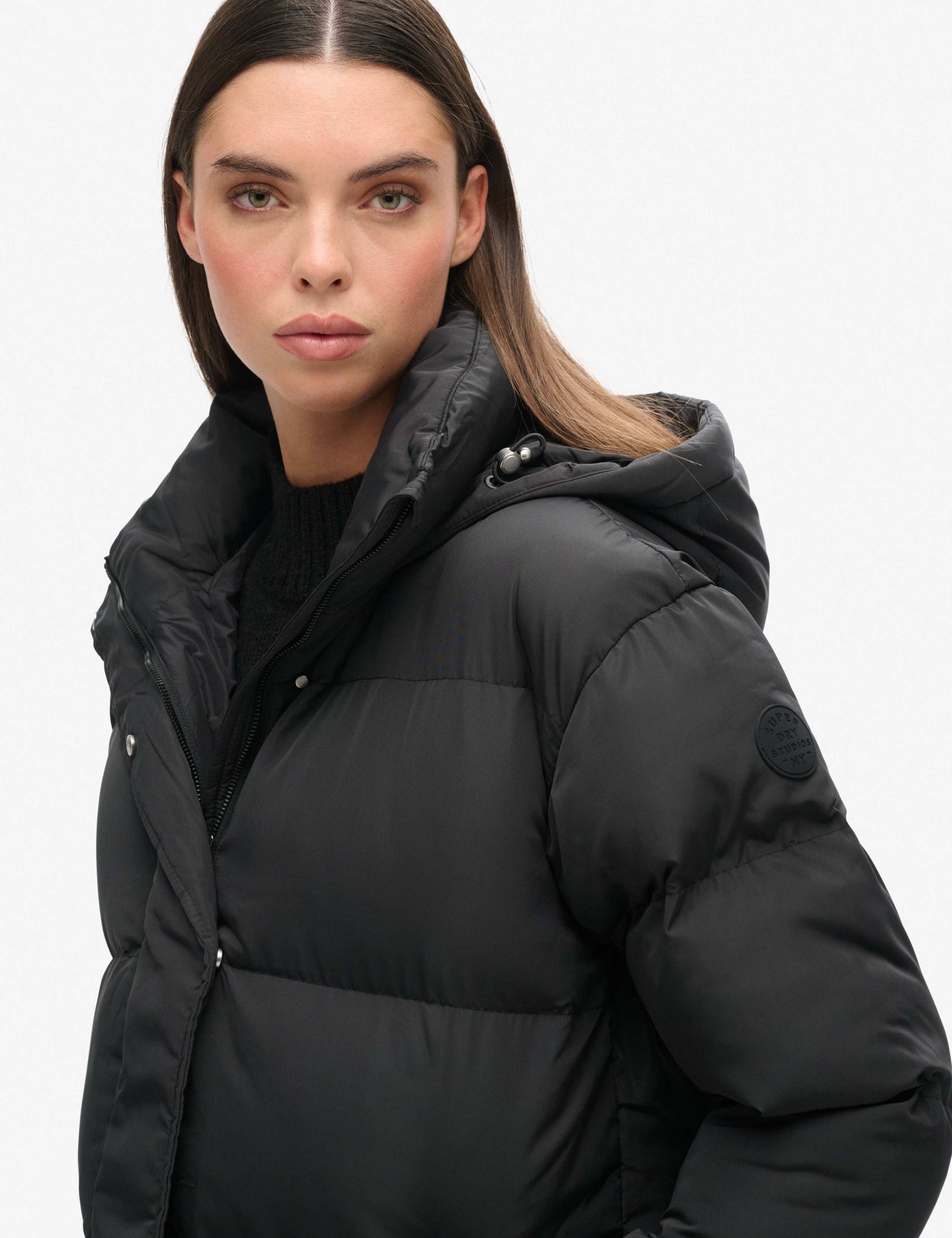Oversized Hooded Longline Puffer Coat 4 of 5