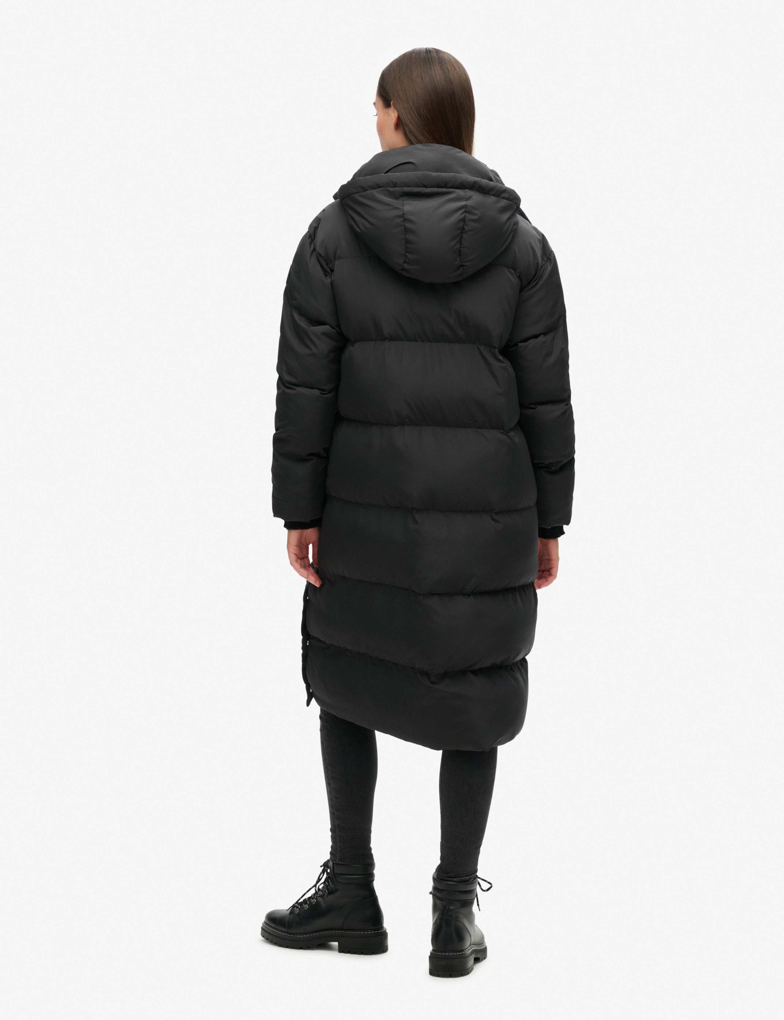 Oversized Hooded Longline Puffer Coat 5 of 5