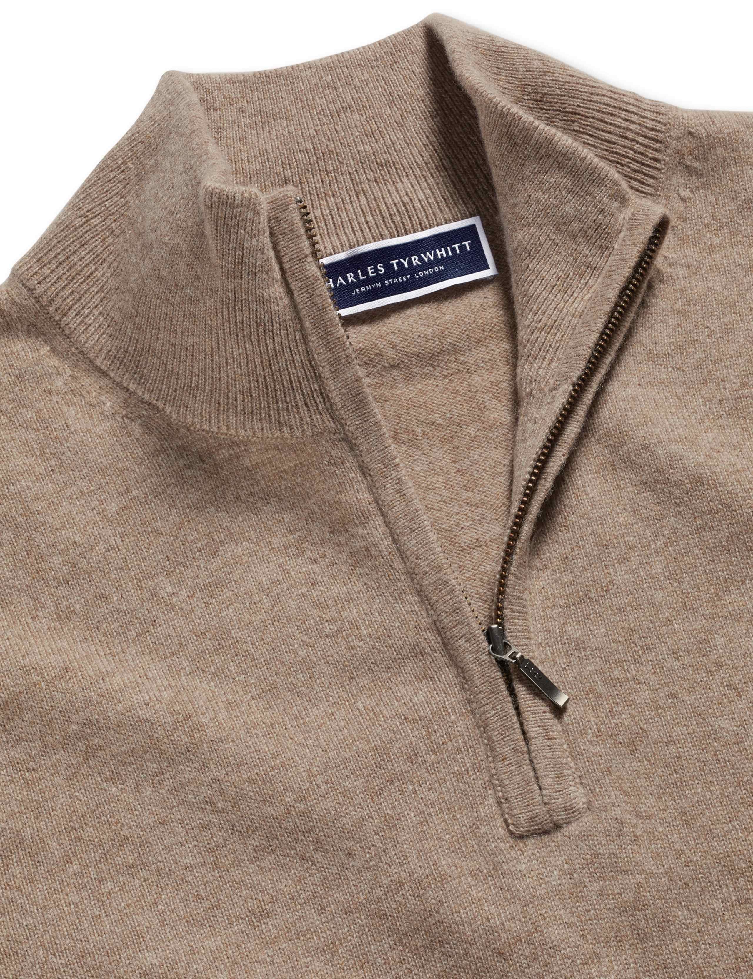 Pure Cashmere Half Zip Jumper 5 of 6