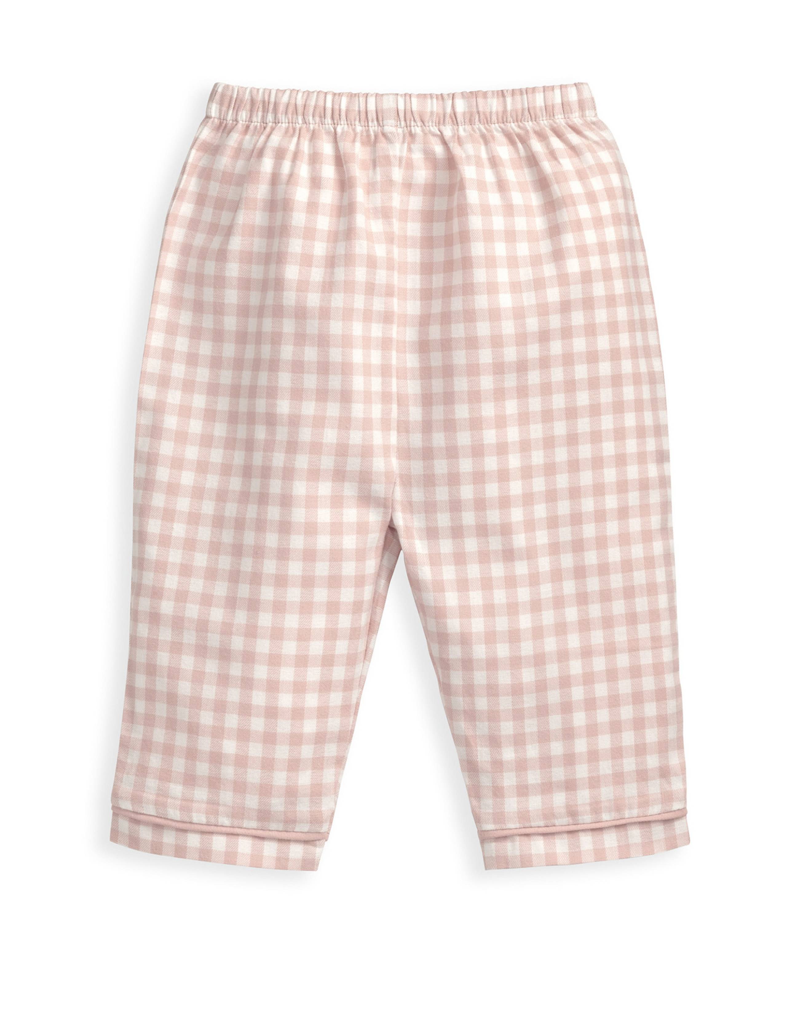 Pink Check Woven Pyjamas (6 Mths-3 yrs) 3 of 4