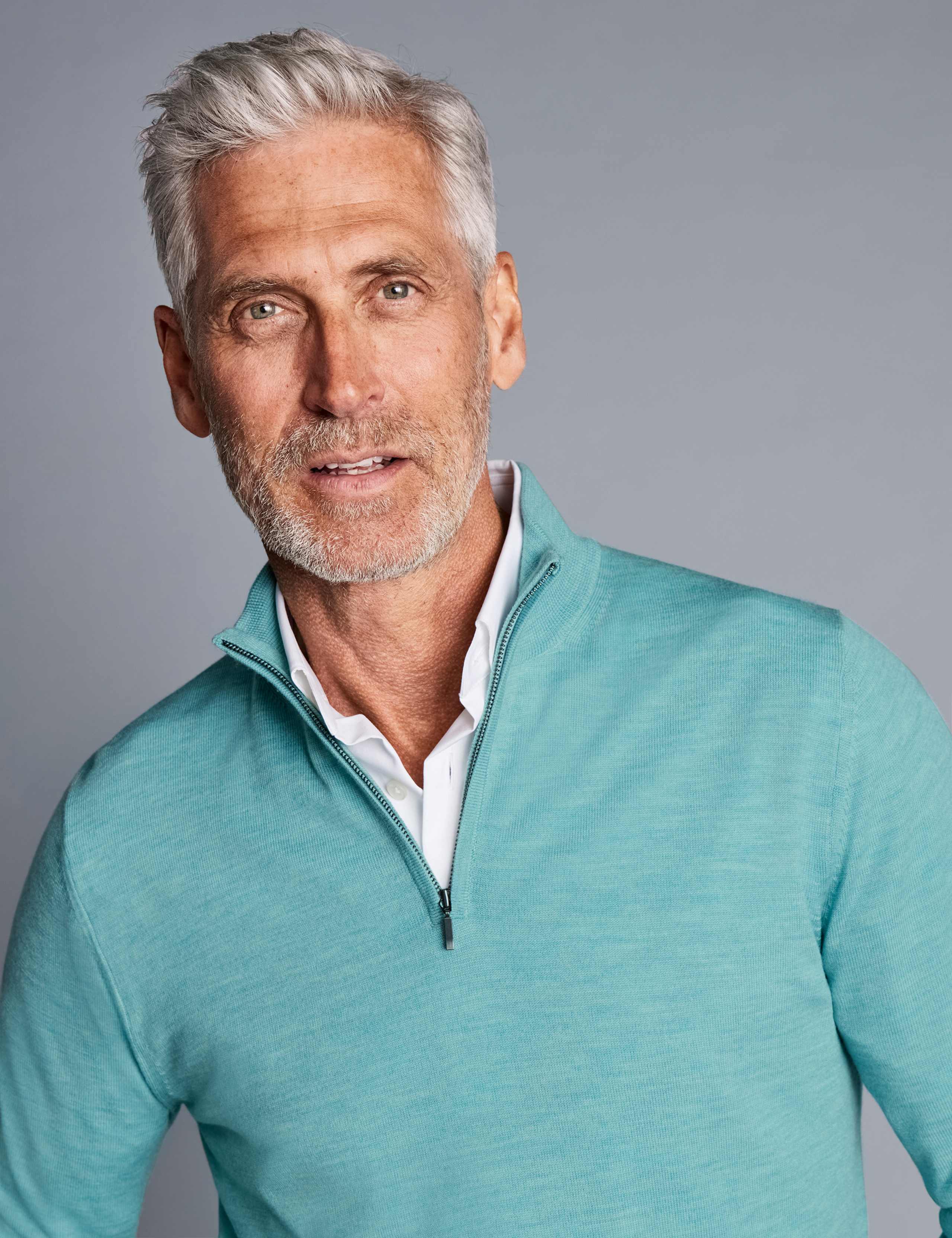 Pure Merino Wool Half Zip Jumper 2 of 4