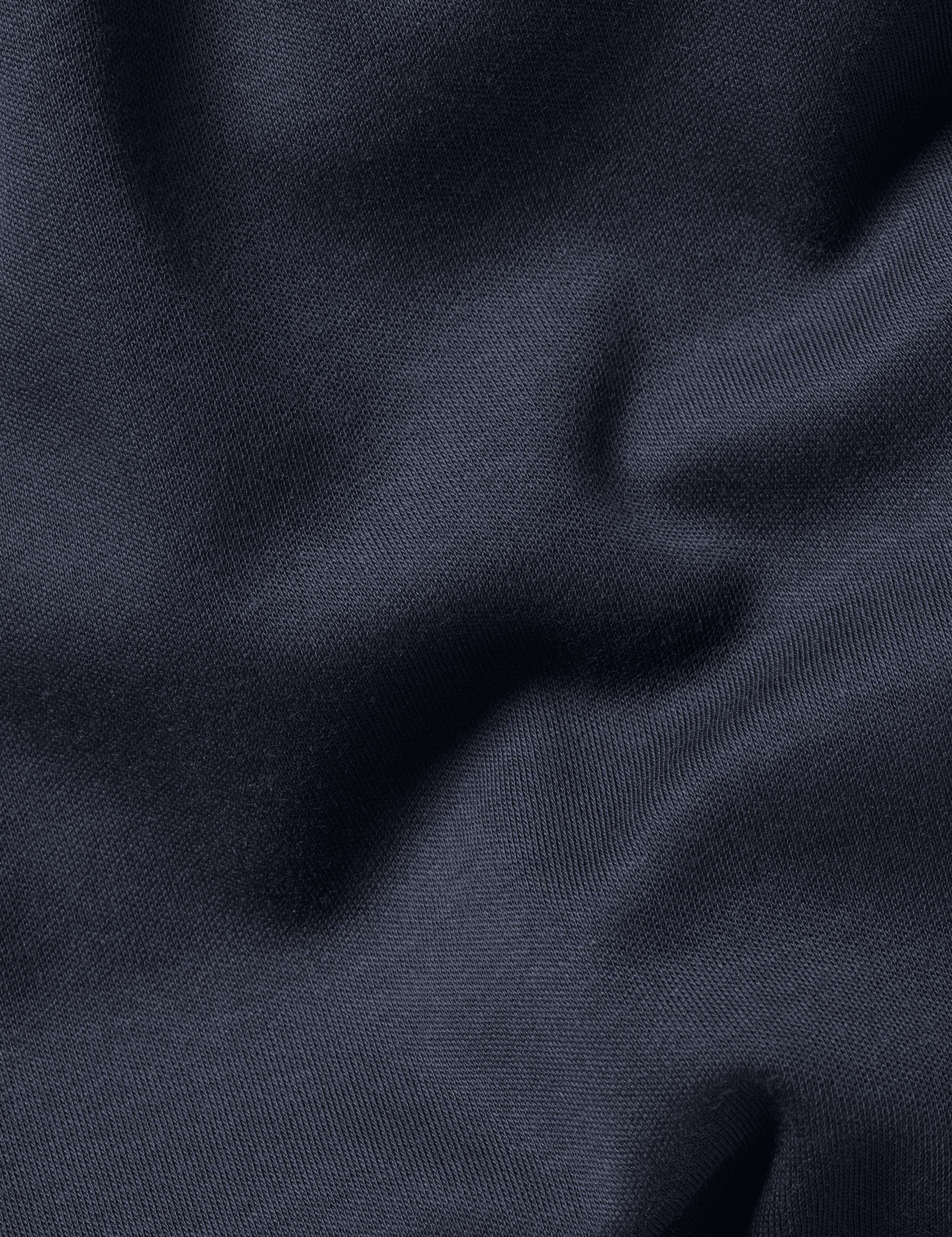 Pure Cotton Jersey Half Zip Polo Shirt 5 of 5