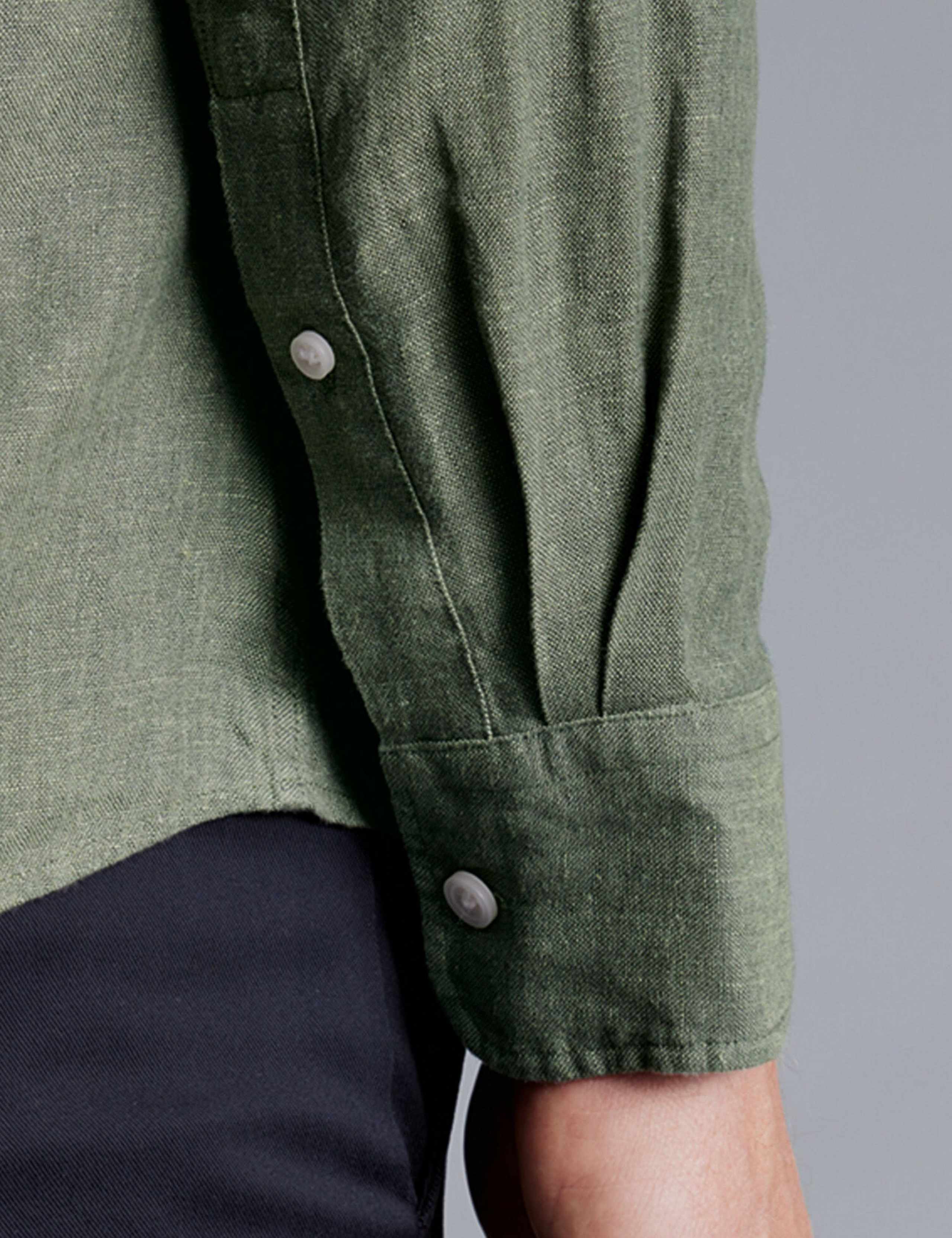 Slim Fit Pure Linen Shirt 4 of 6