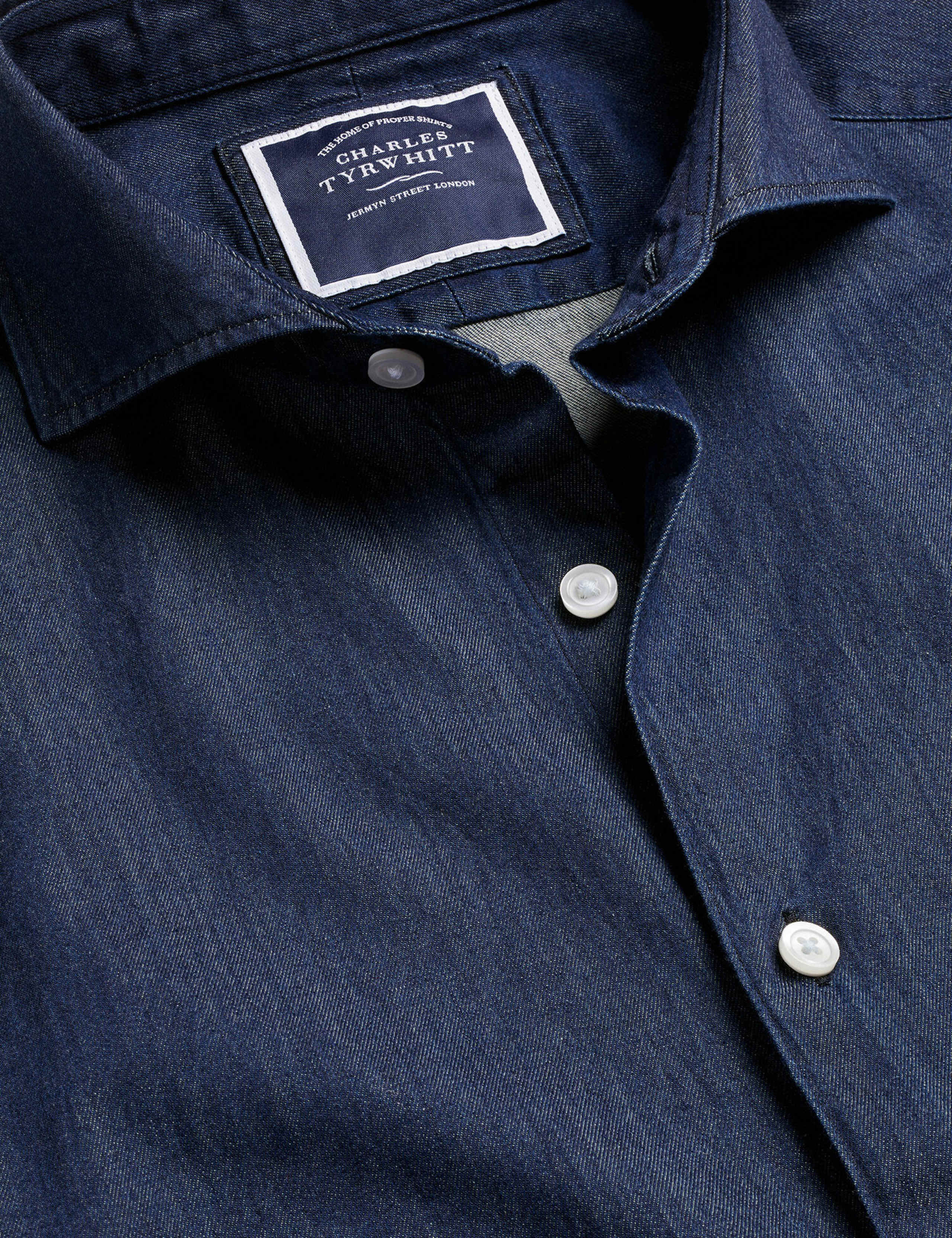 Slim Fit Denim Shirt 2 of 3