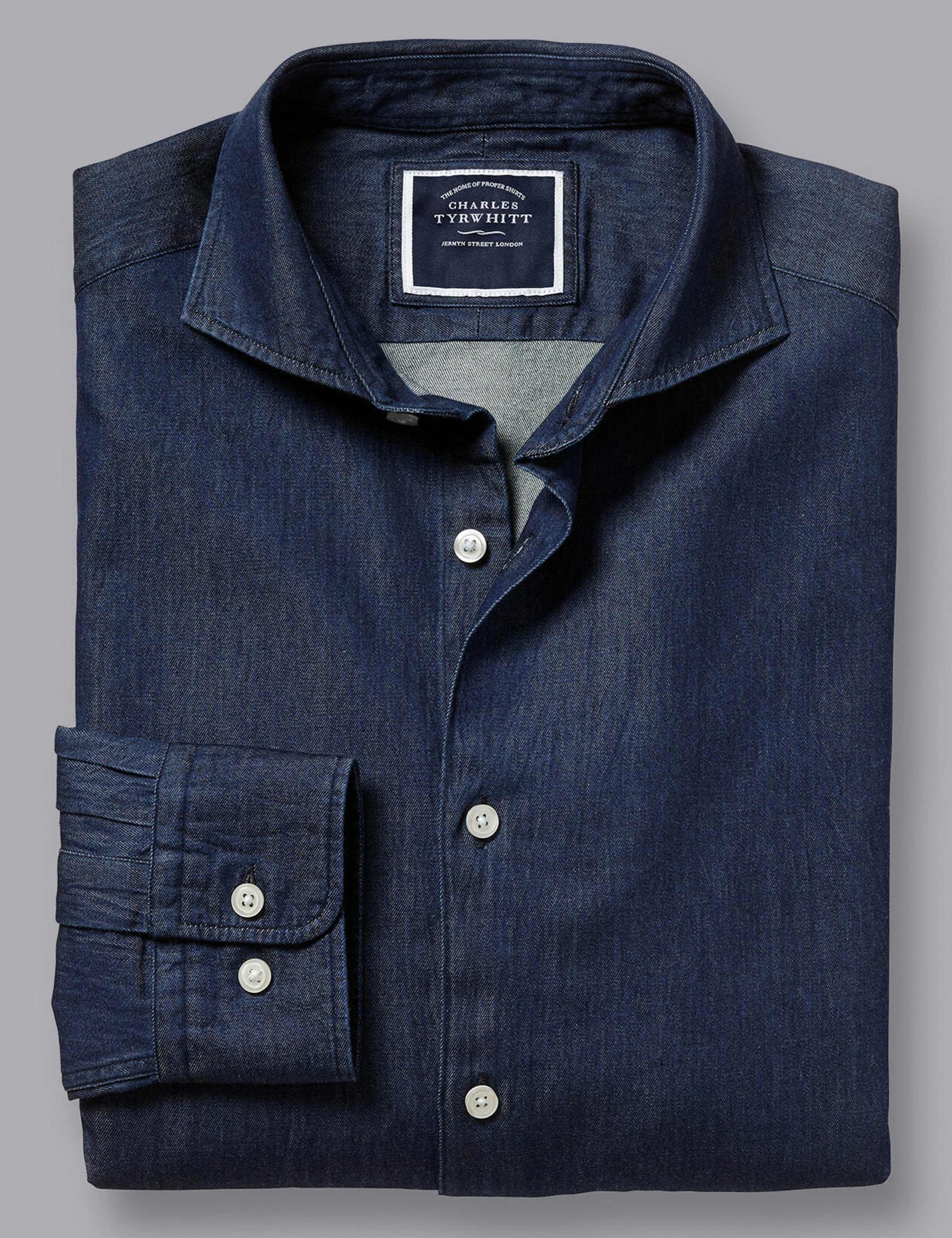 Slim Fit Denim Shirt 1 of 3