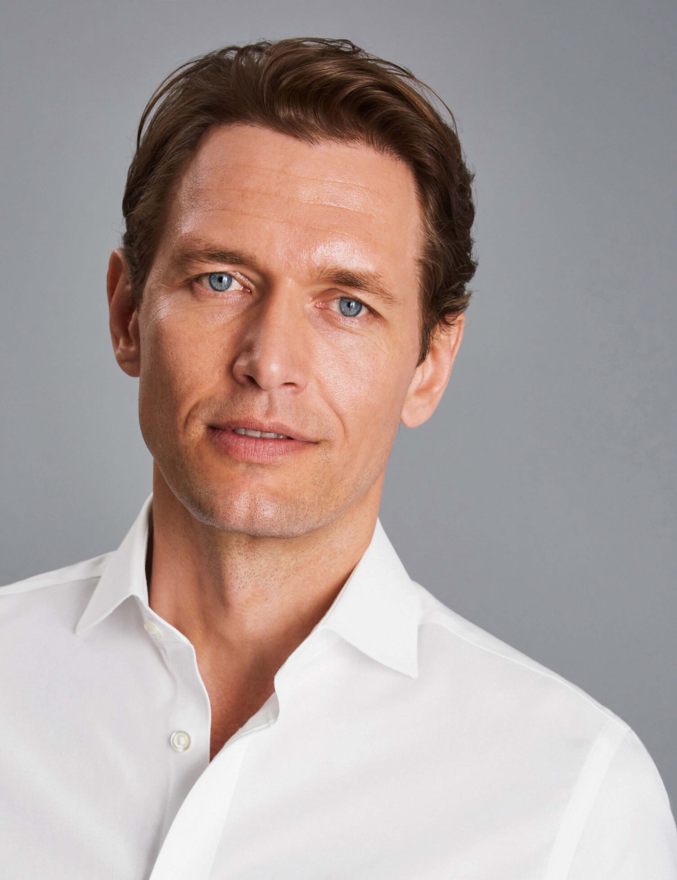 Slim Fit Non Iron Pure Cotton Twill Shirt 3 of 6