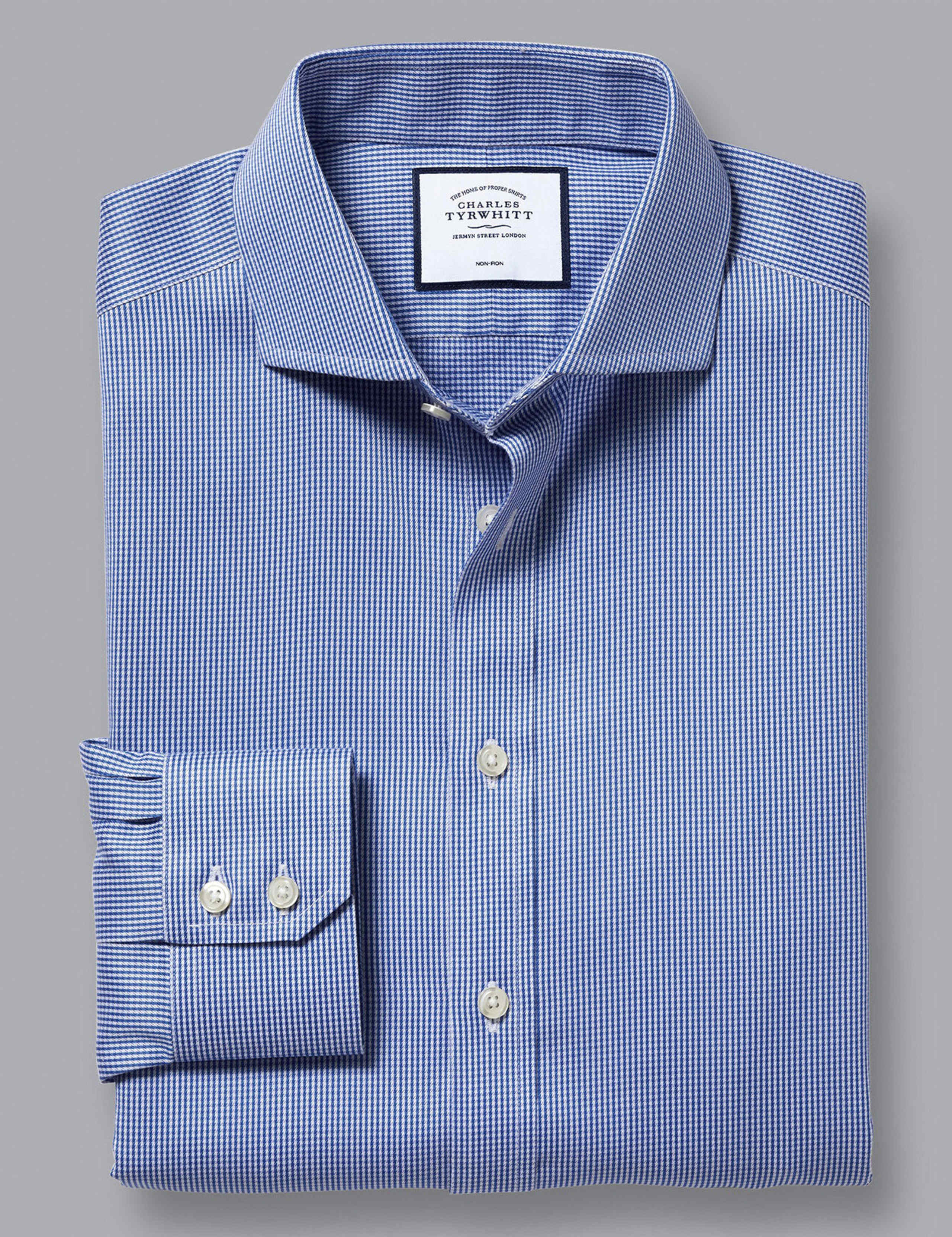 Slim Fit Non Iron Pure Cotton Shirt 2 of 6