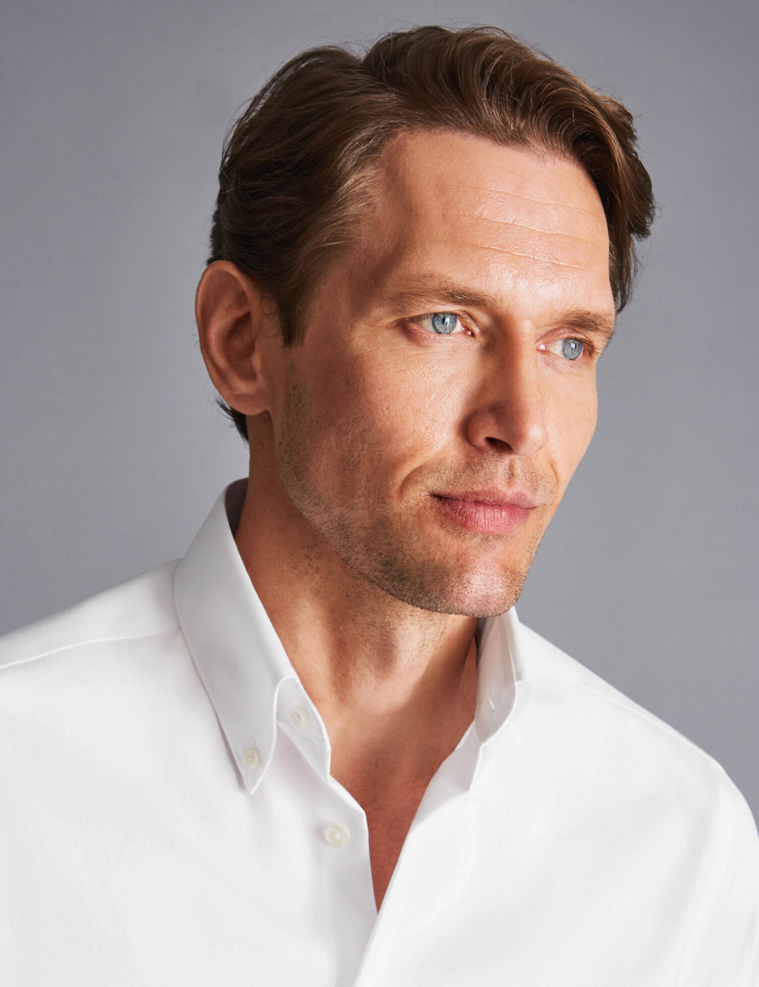 Slim Fit Non Iron Pure Cotton Oxford Shirt 3 of 6