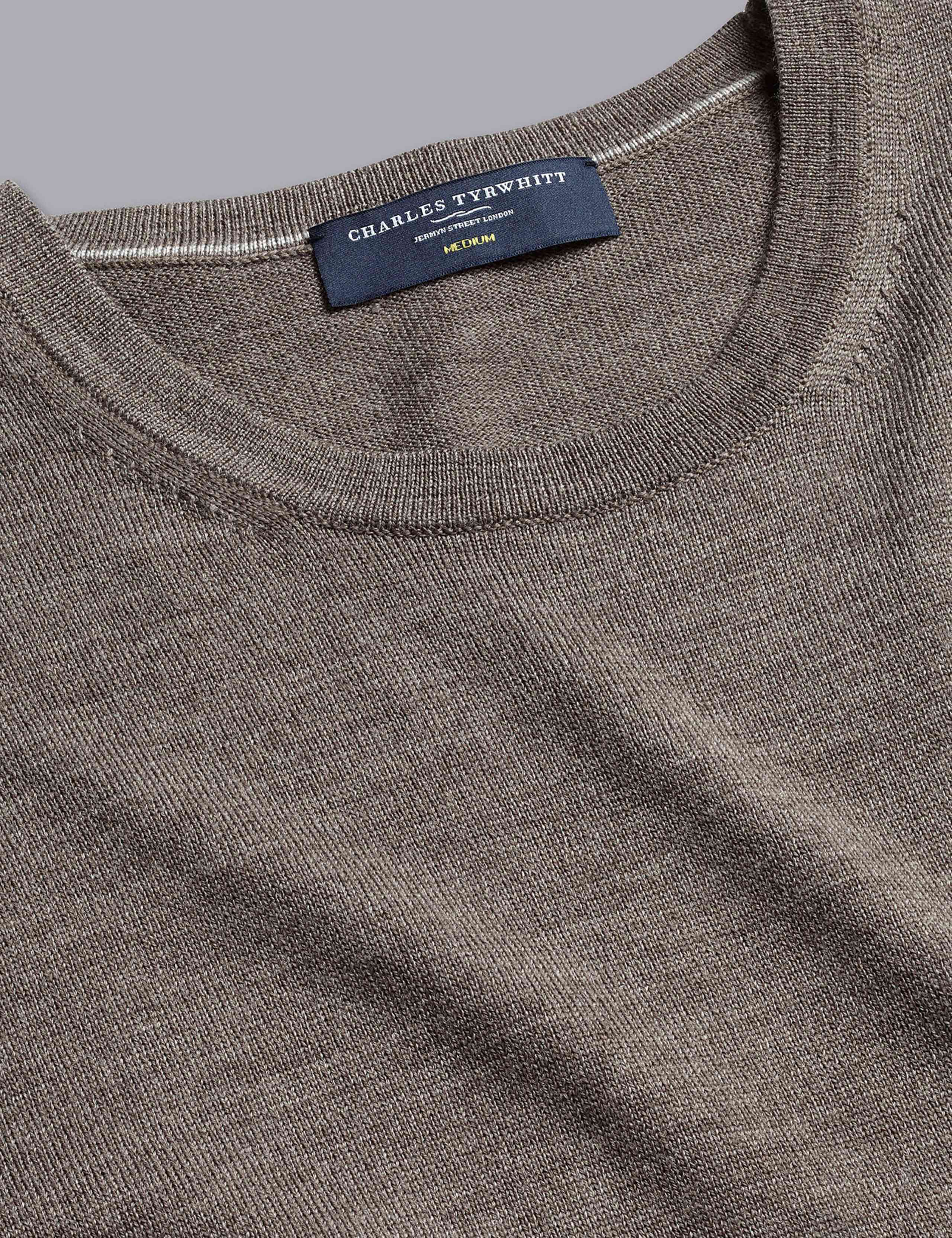 Pure Merino Wool Crew Neck Jumper 5 of 5