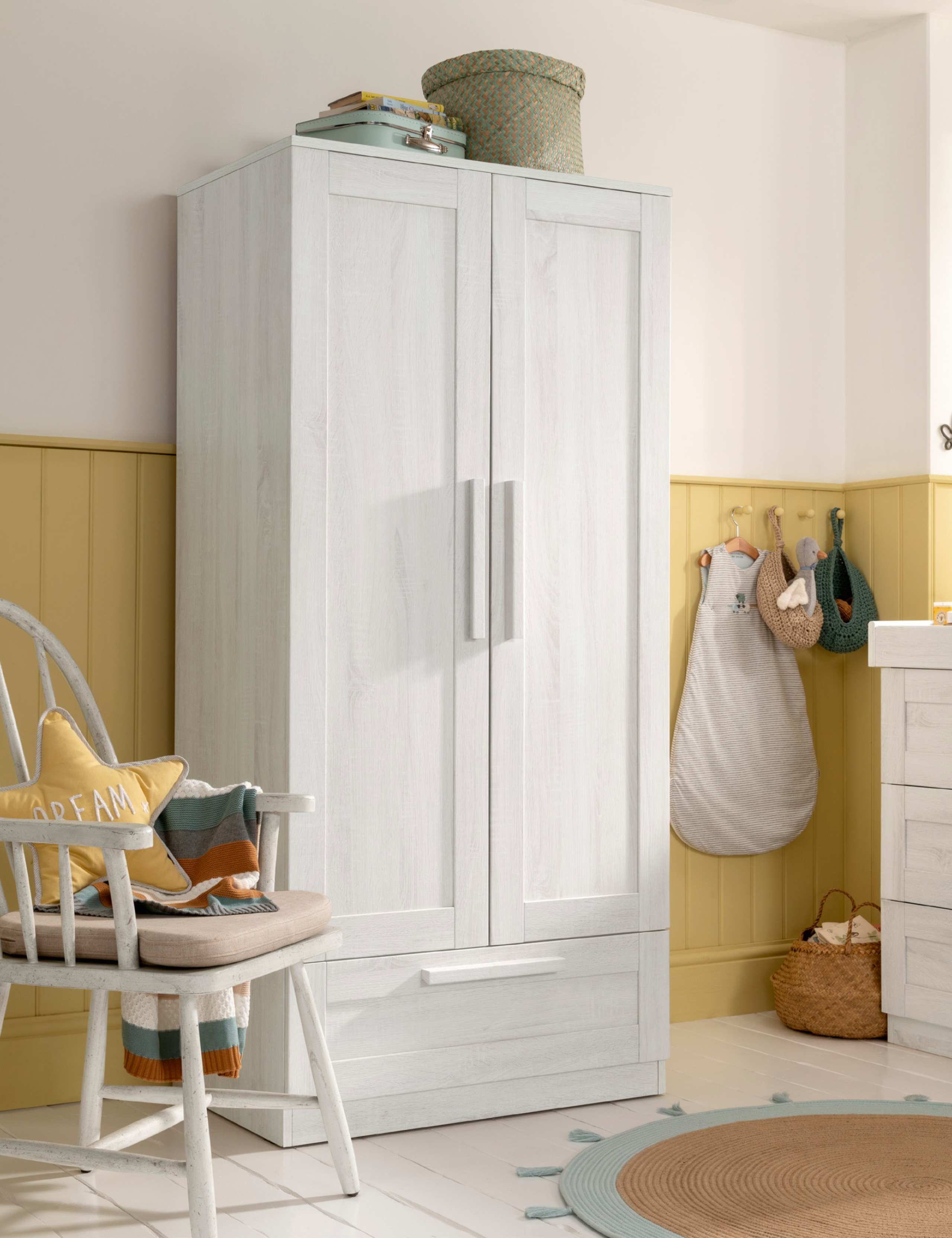 Atlas 3 Piece Cotbed Range with Dresser and Wardrobe 9 of 9