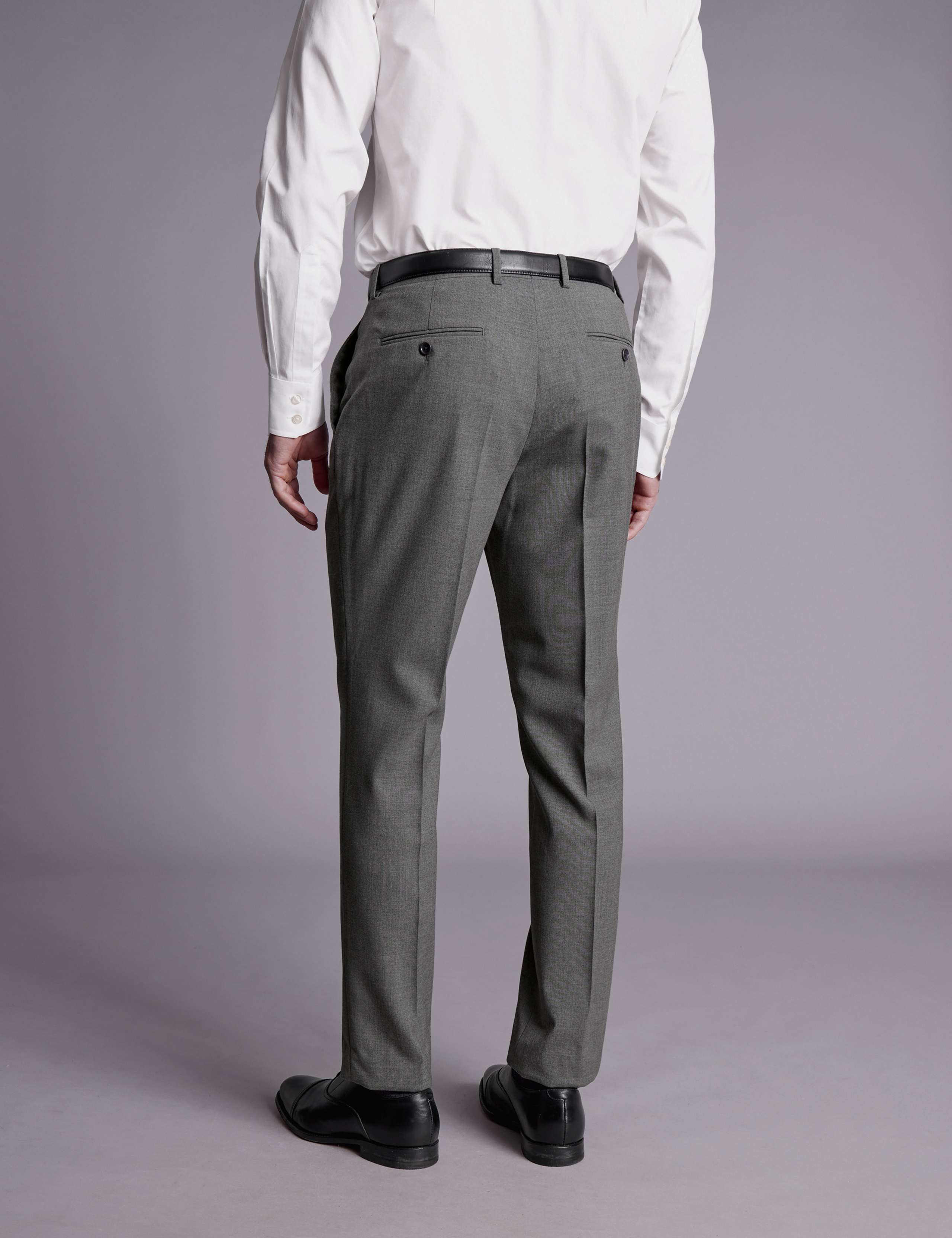 Slim Fit Pure Wool Suit Trousers 2 of 2