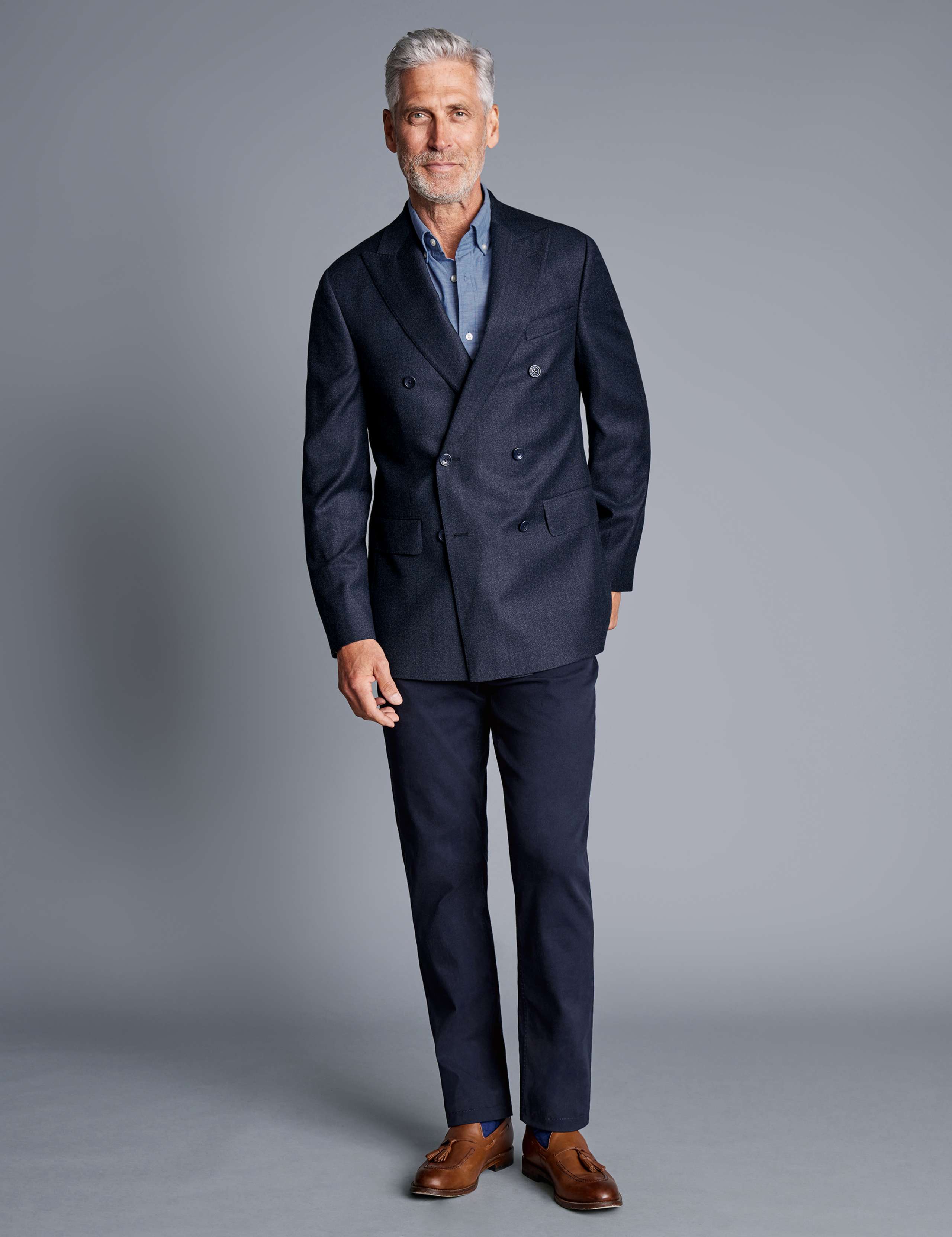 Slim Fit Italian Wool Suit Jacket 3 of 5