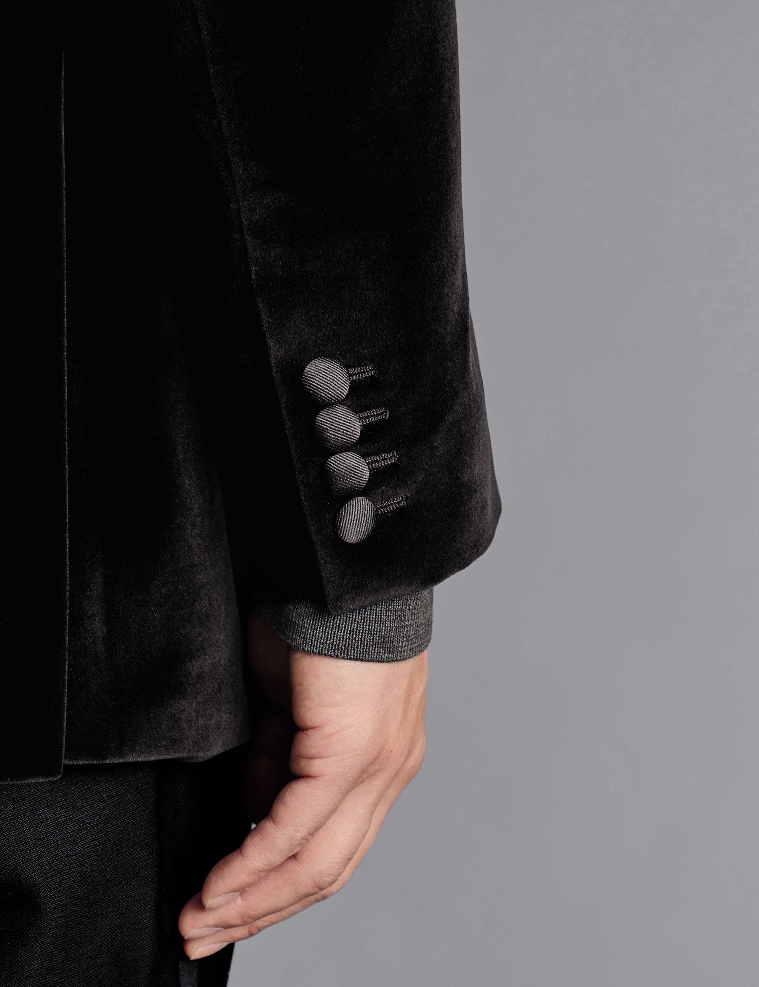 Slim Fit Italian Velvet Suit Jacket 4 of 5