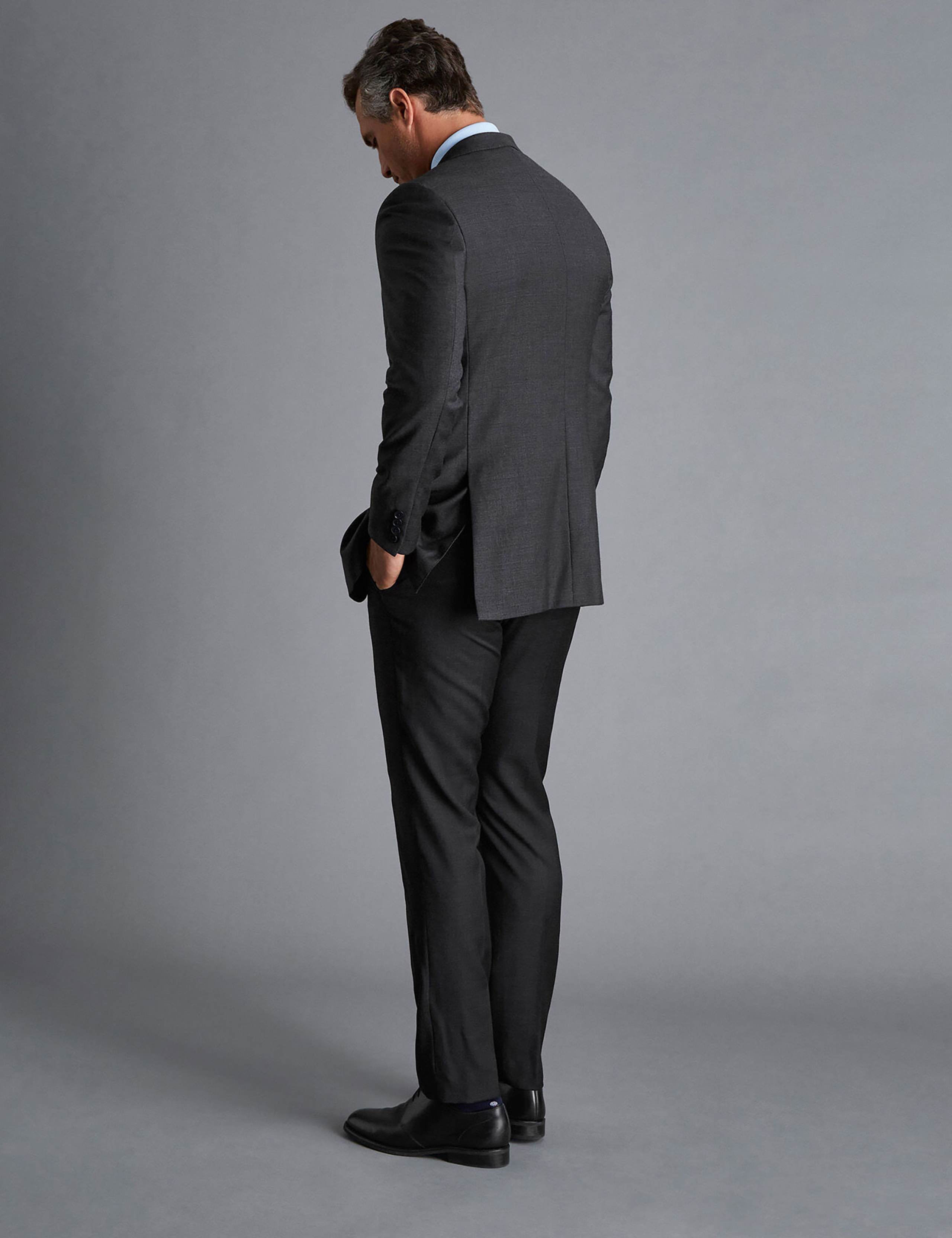 Slim Fit Pure Wool Twill Suit Jacket 4 of 4