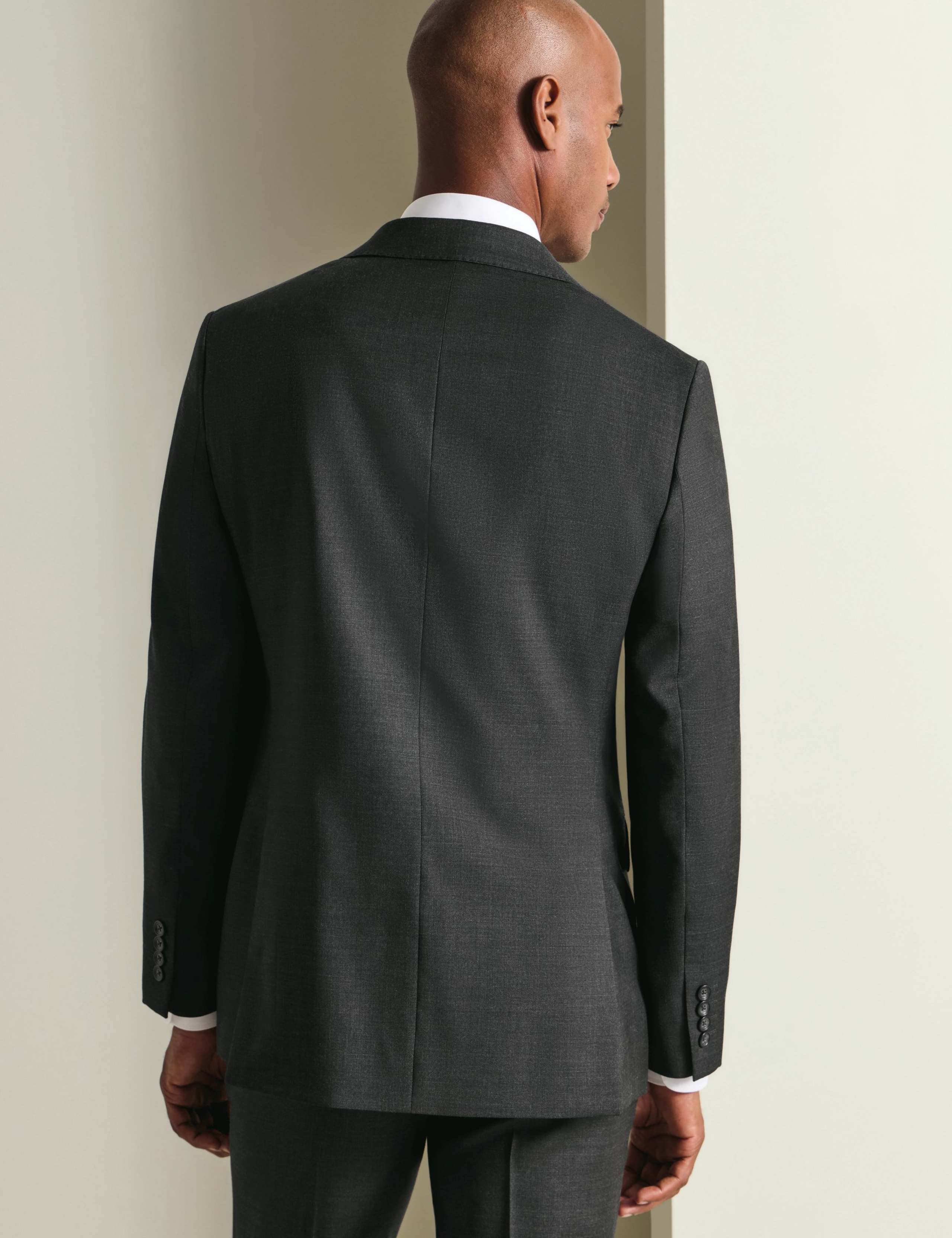 Slim Fit Pure Wool Twill Suit Jacket 6 of 7