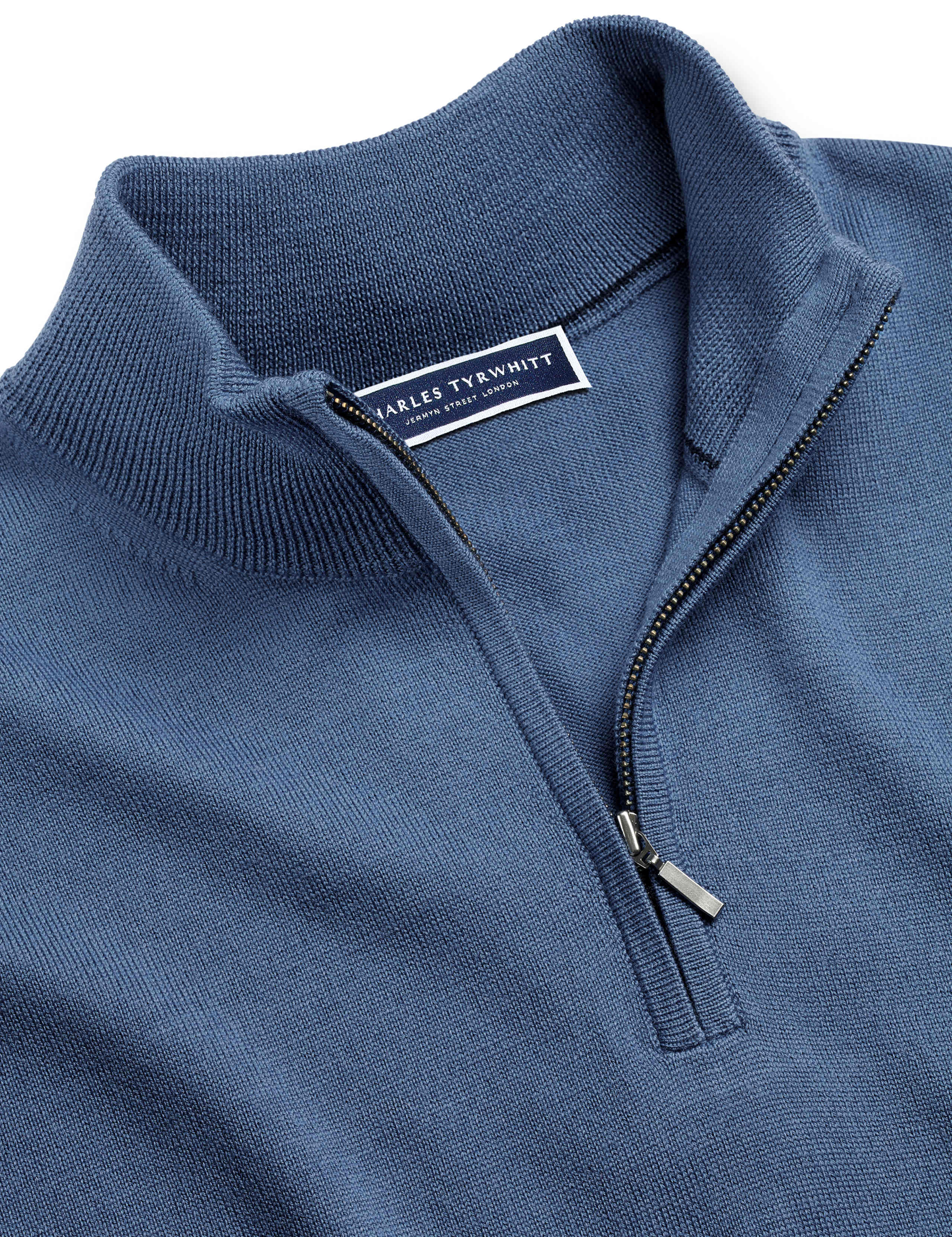 Pure Merino Wool Half Zip Jumper 3 of 3