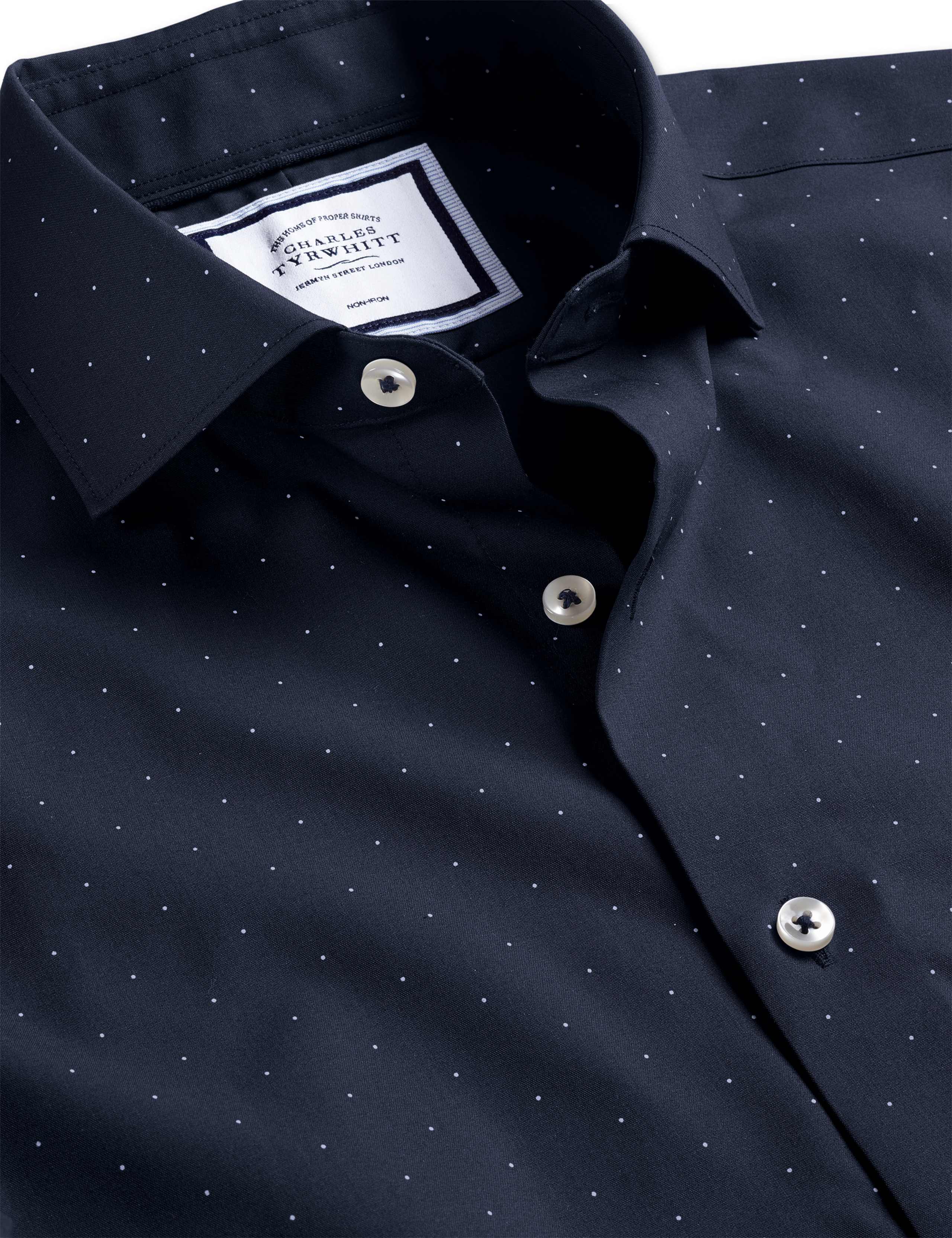 Slim Fit Non Iron Pure Cotton Print Shirt 5 of 6