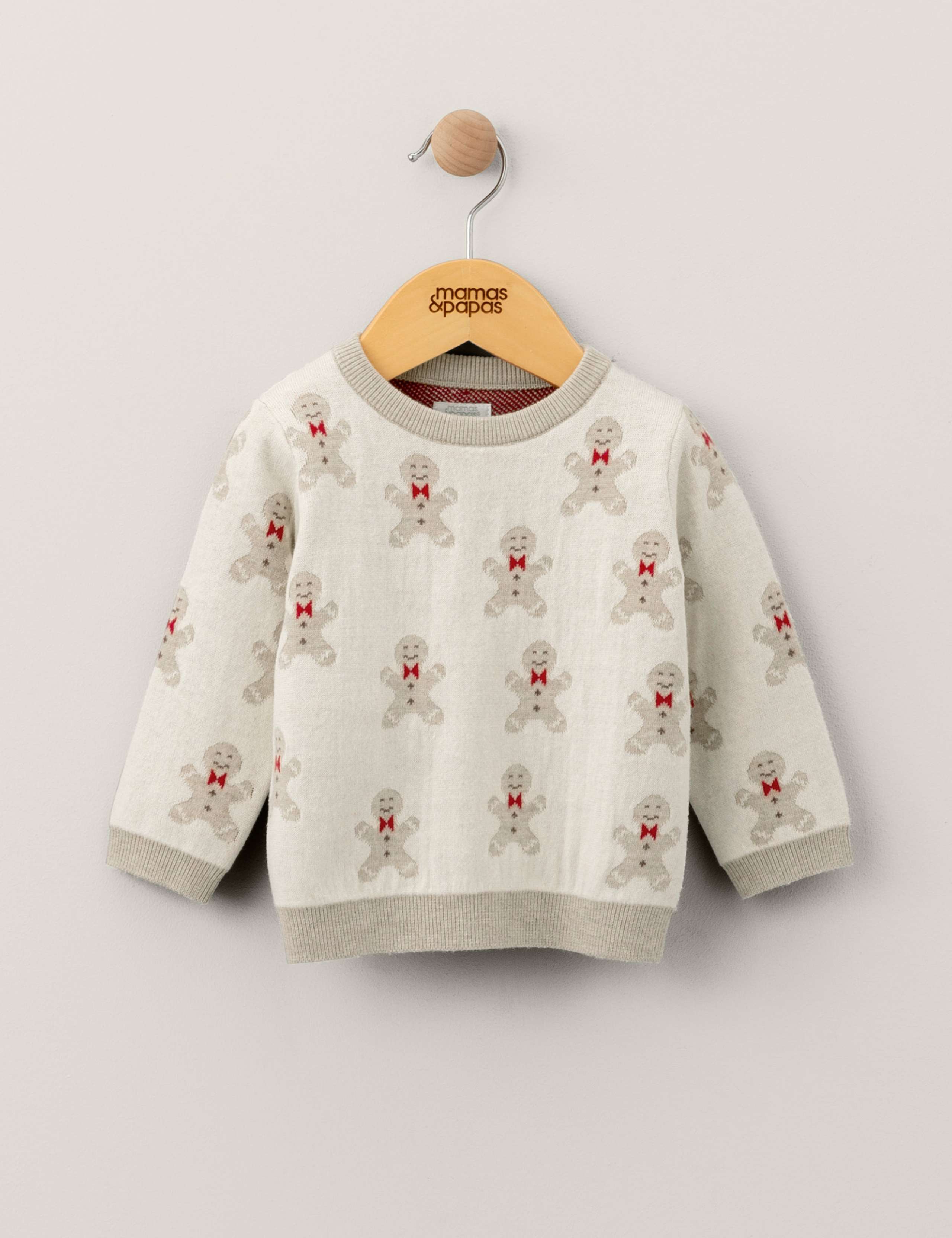 Gingerbread Christmas Jumper (0-3 Yrs) 4 of 4