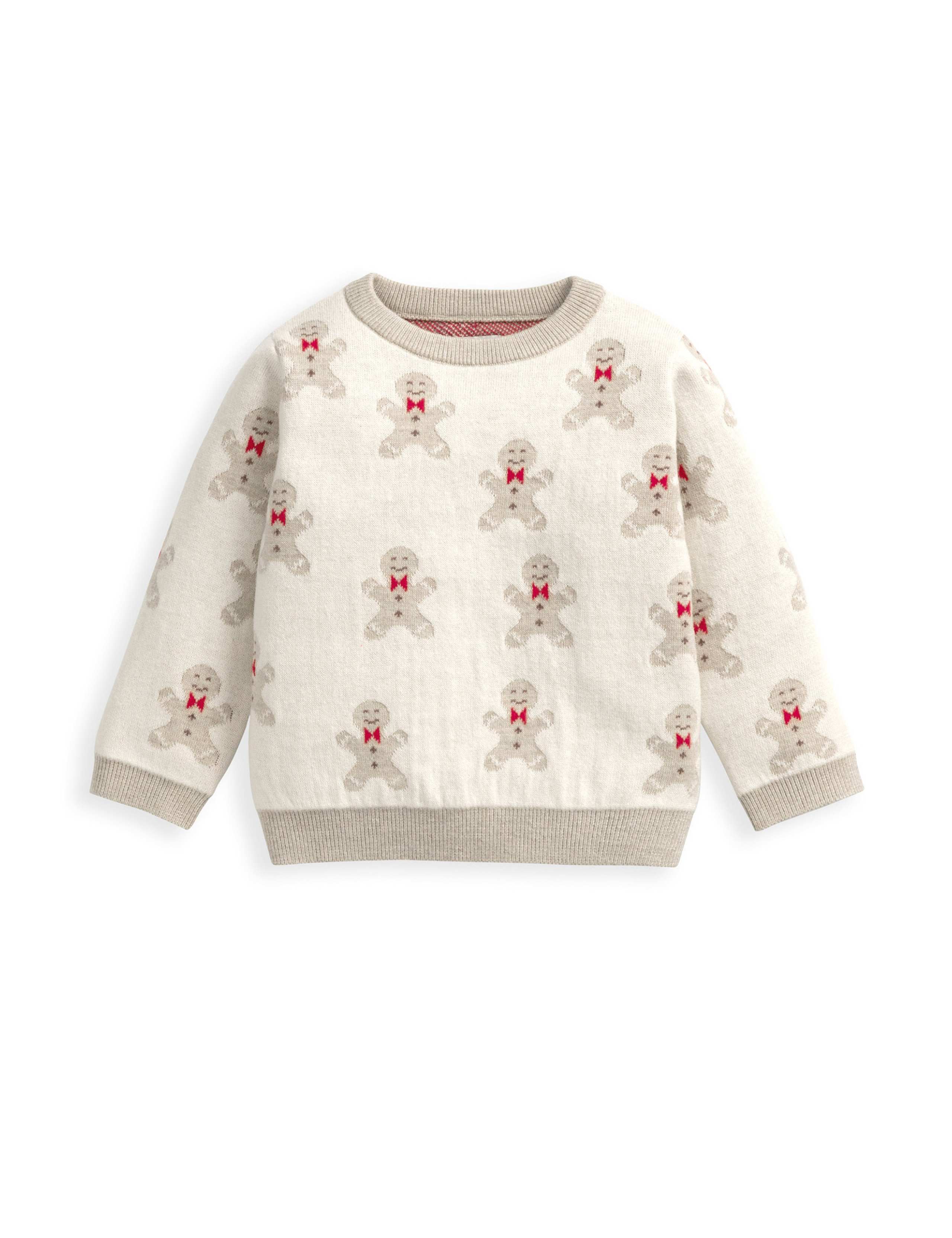 Gingerbread Christmas Jumper (0-3 Yrs) 2 of 4