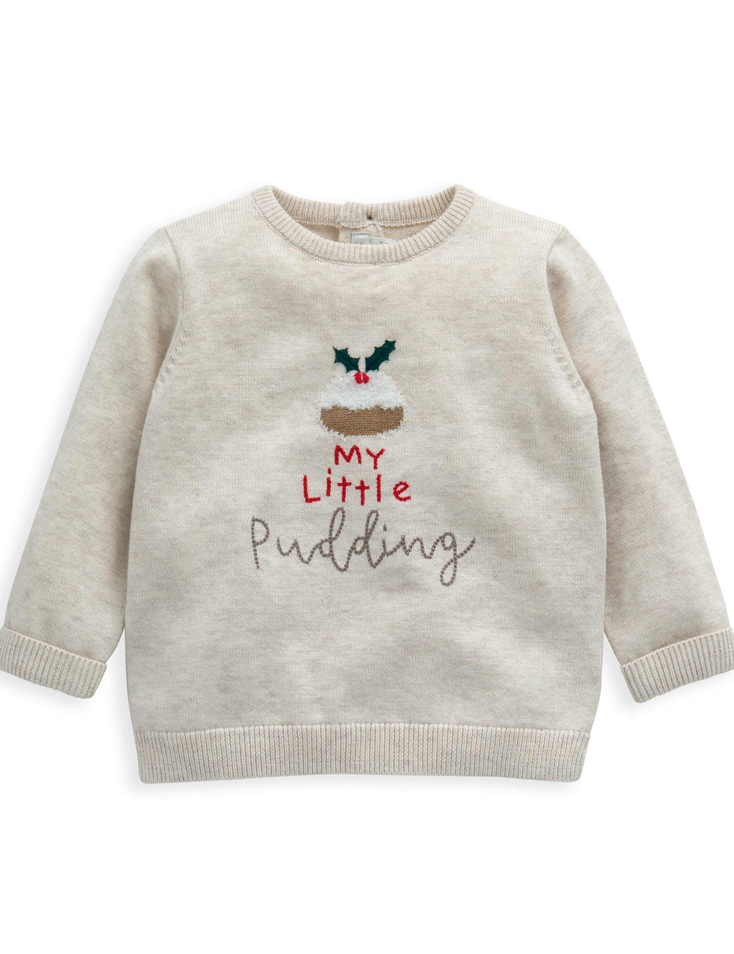 My Little Pudding Christmas Jumper (0-3 yrs) 2 of 4