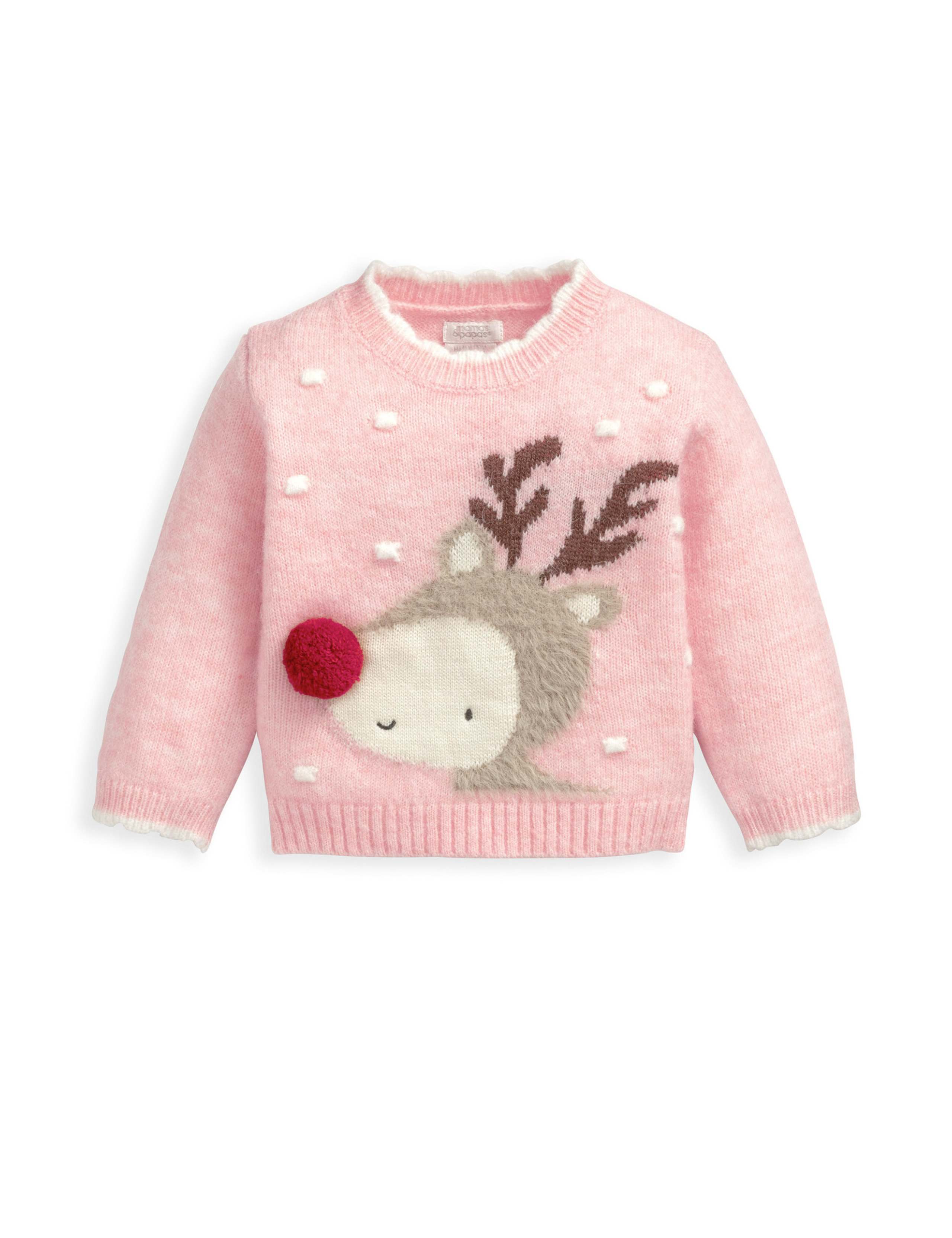 Reindeer Christmas Jumper (0-3 Yrs) 2 of 4