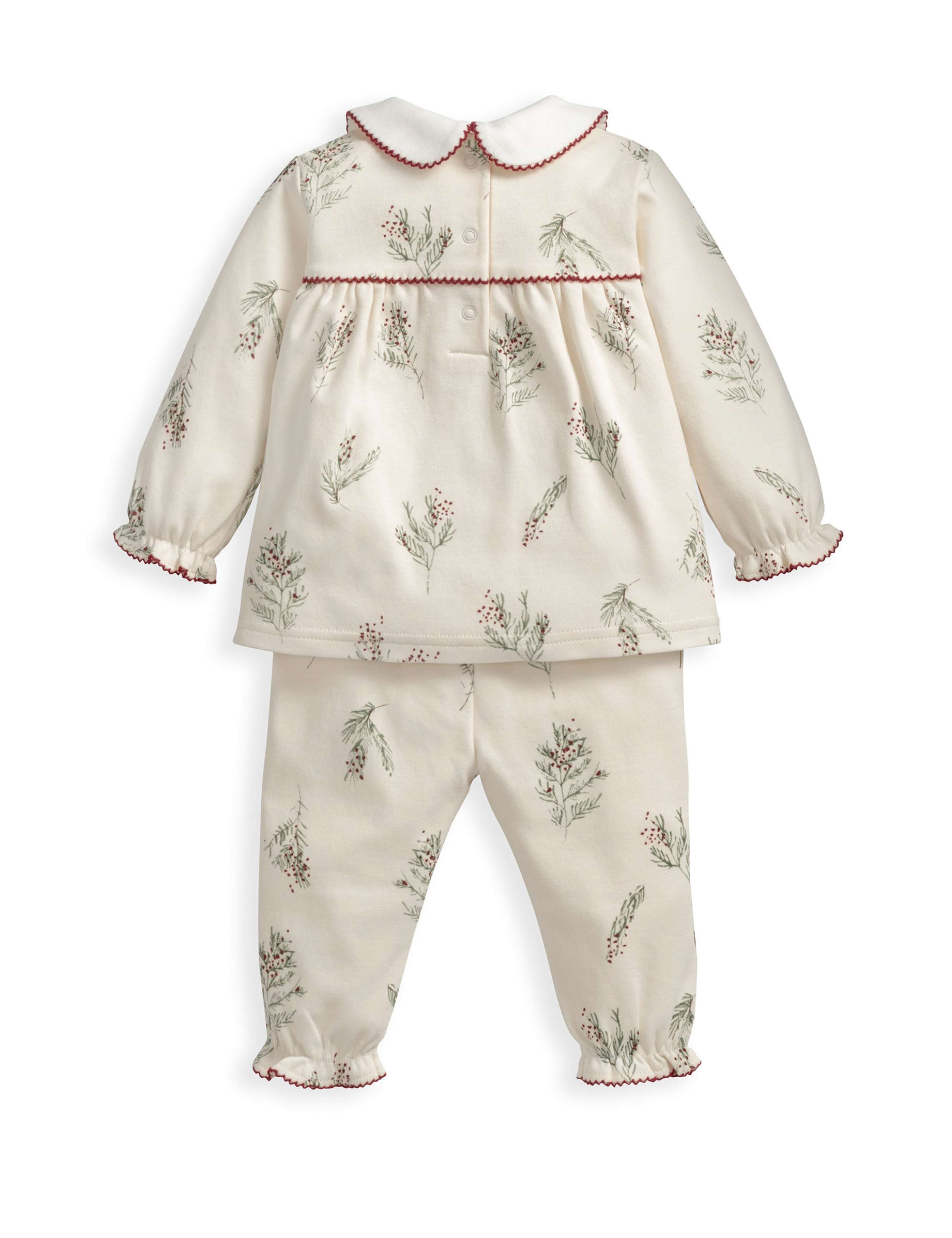 Spruce Print Christmas Pyjamas (3 Mths-3 Yrs) 5 of 8